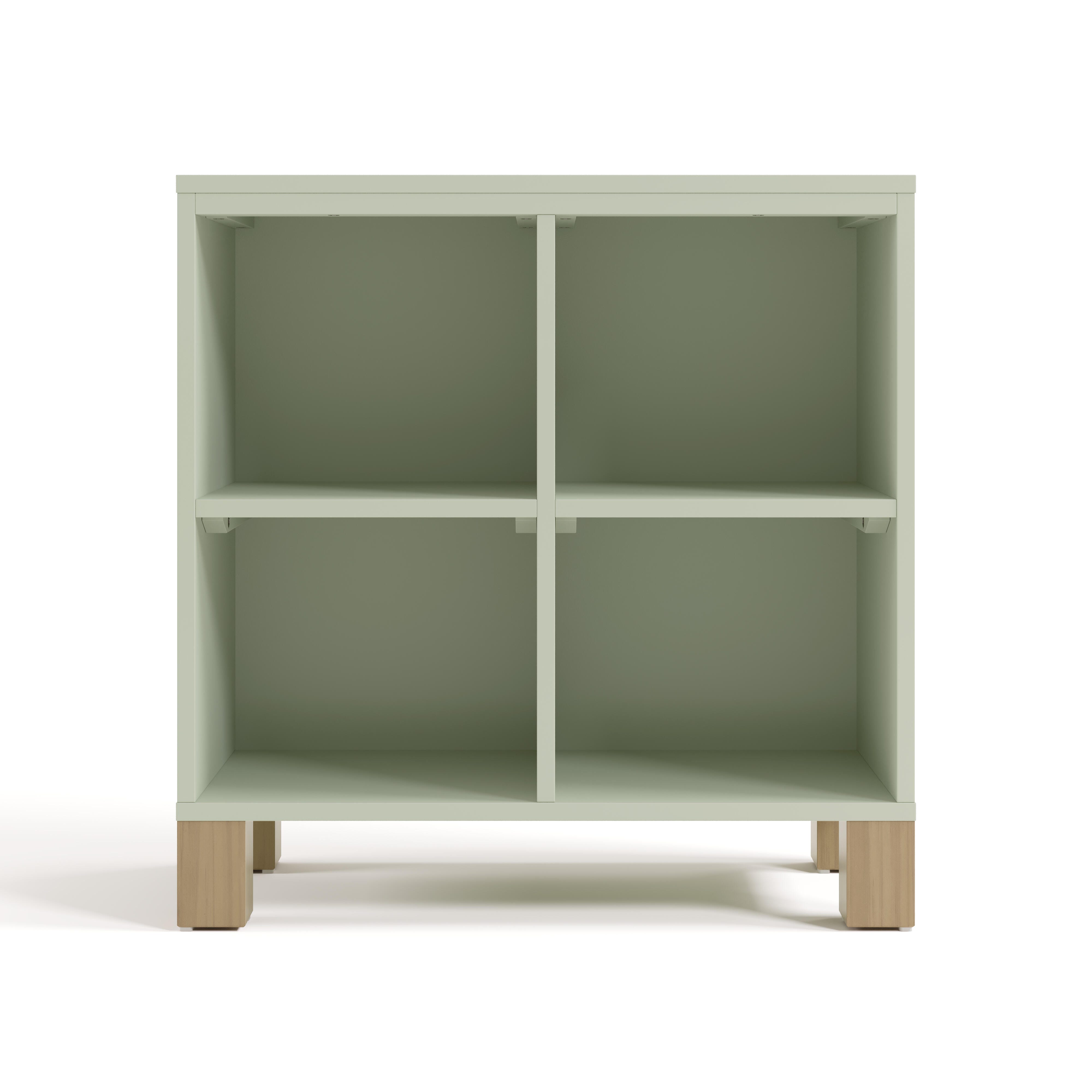 Storkcraft California Organizer Bookcase, Sage/Driftwood, large
