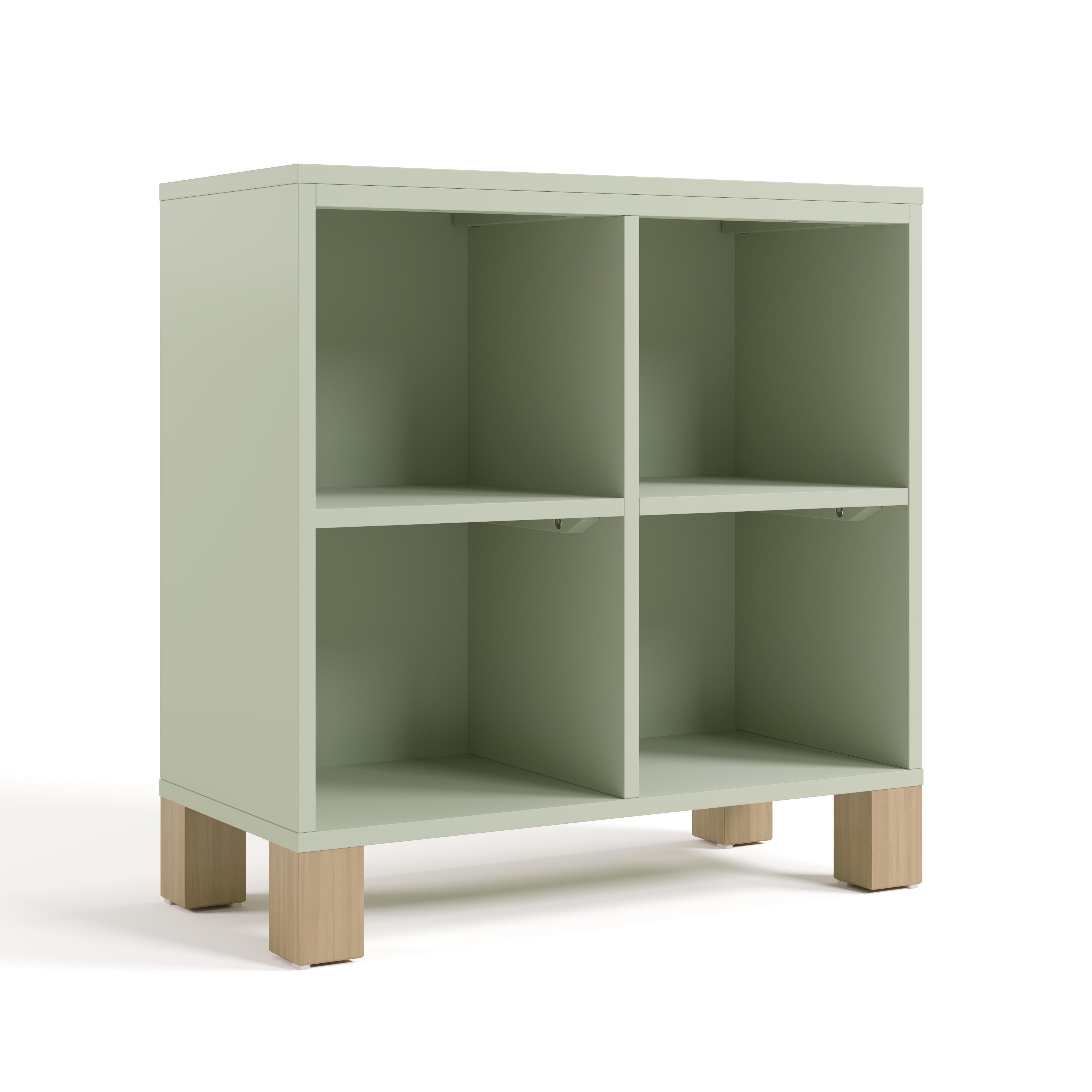 Storkcraft California Organizer Bookcase, Sage/Driftwood, large