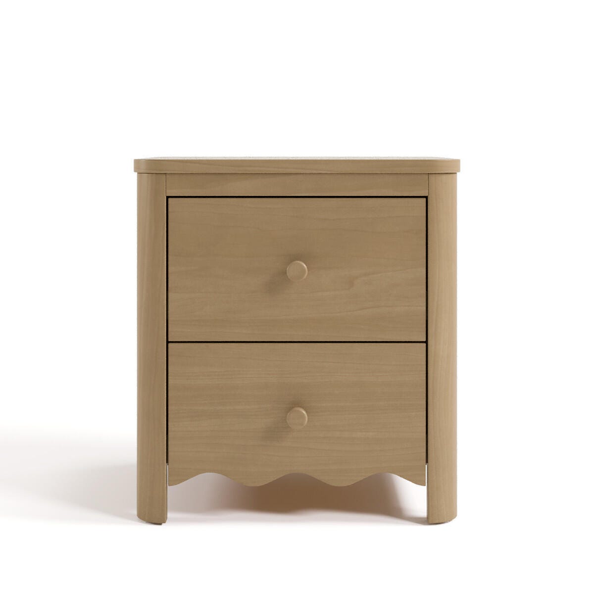 Storkcraft Casablanca 20" 2 Drawer Nightstand, Driftwood, large
