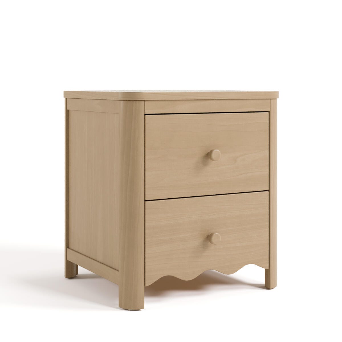Storkcraft Casablanca 20" 2 Drawer Nightstand, Driftwood, large