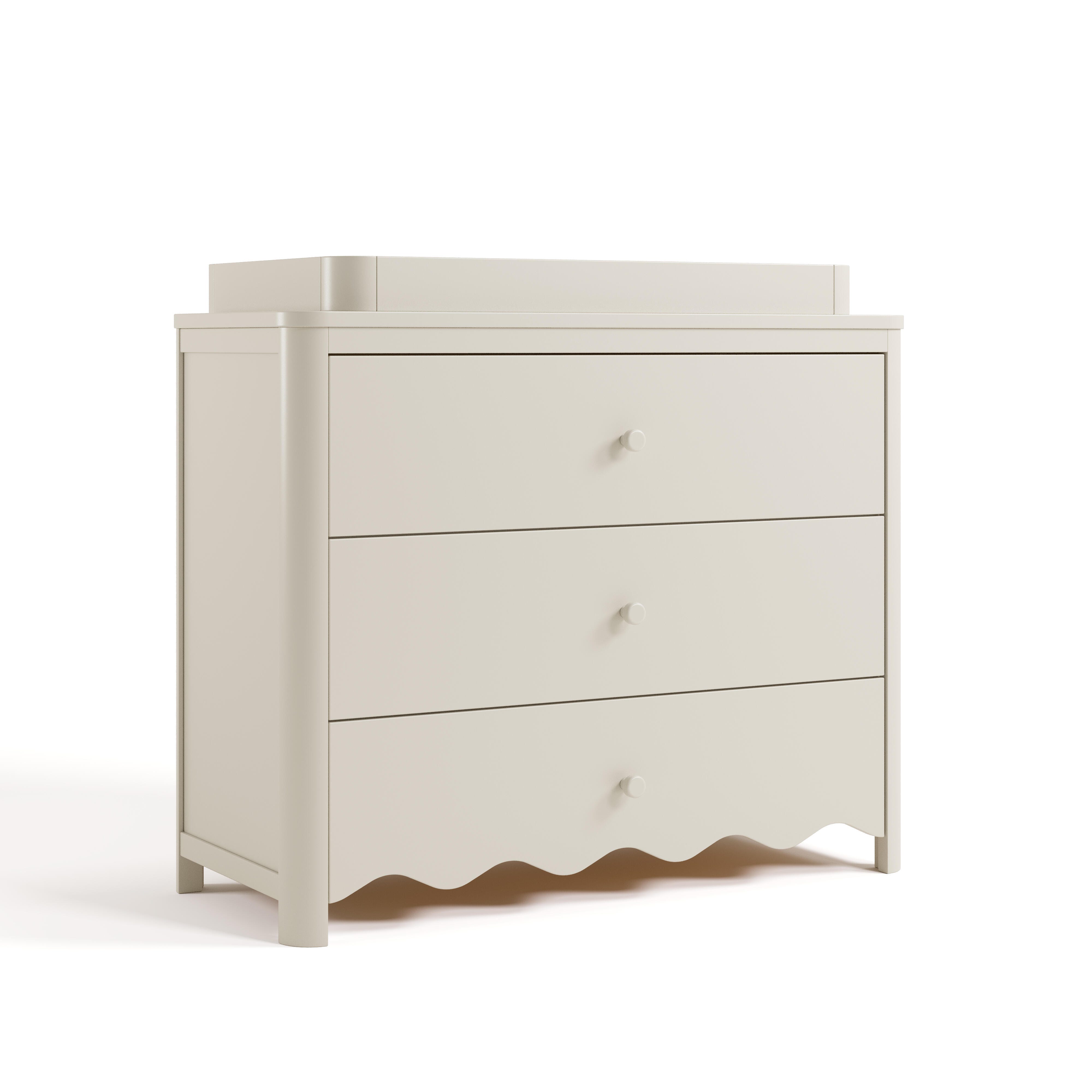 Storkcraft Casablanca 3 Drawer Chest of Drawers, Frosted Oat, large