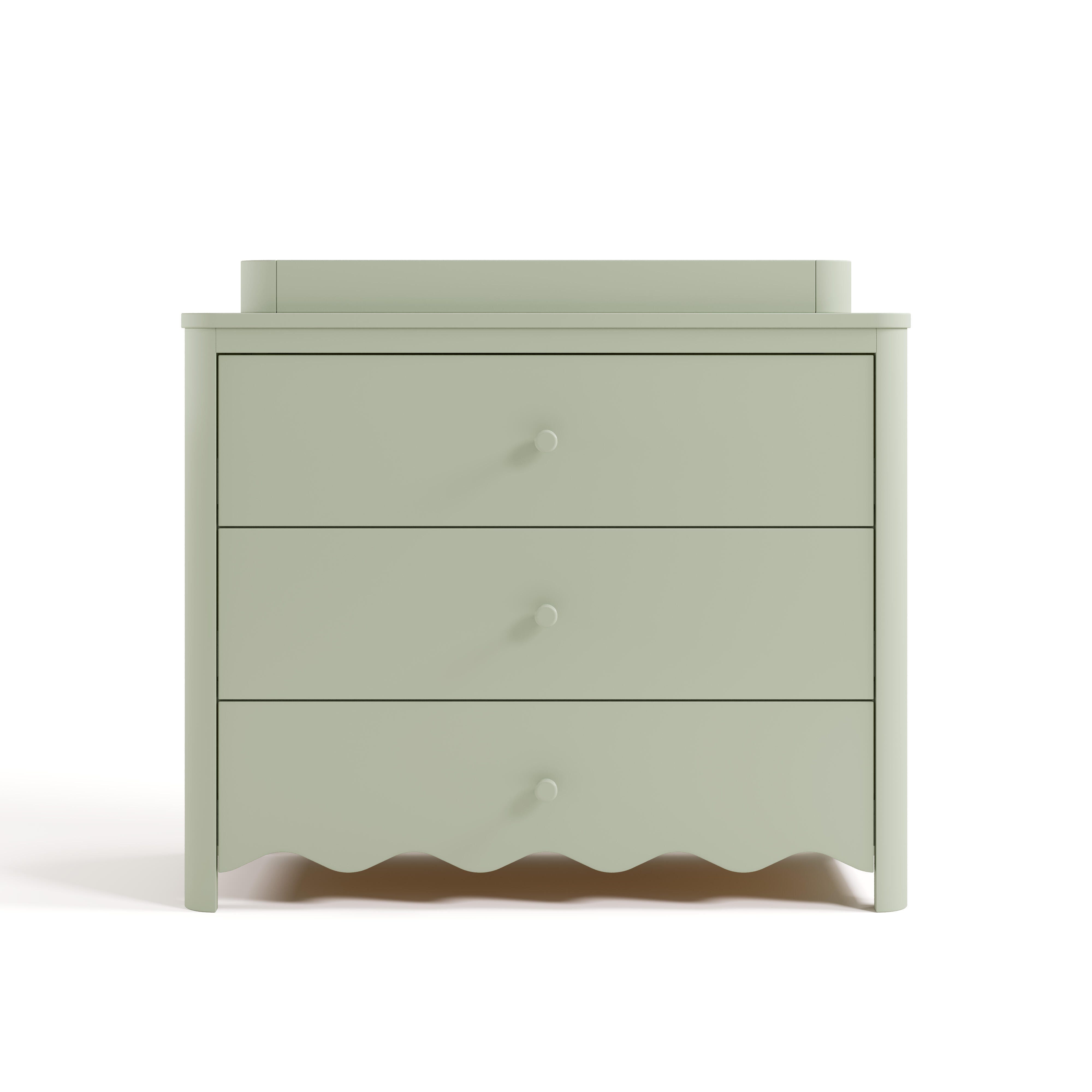 ashley furniture green dresser Emmeline Scalloped 6-Drawer Dresser