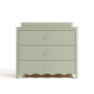 ashley furniture green dresser Emmeline Scalloped 6-Drawer Dresser