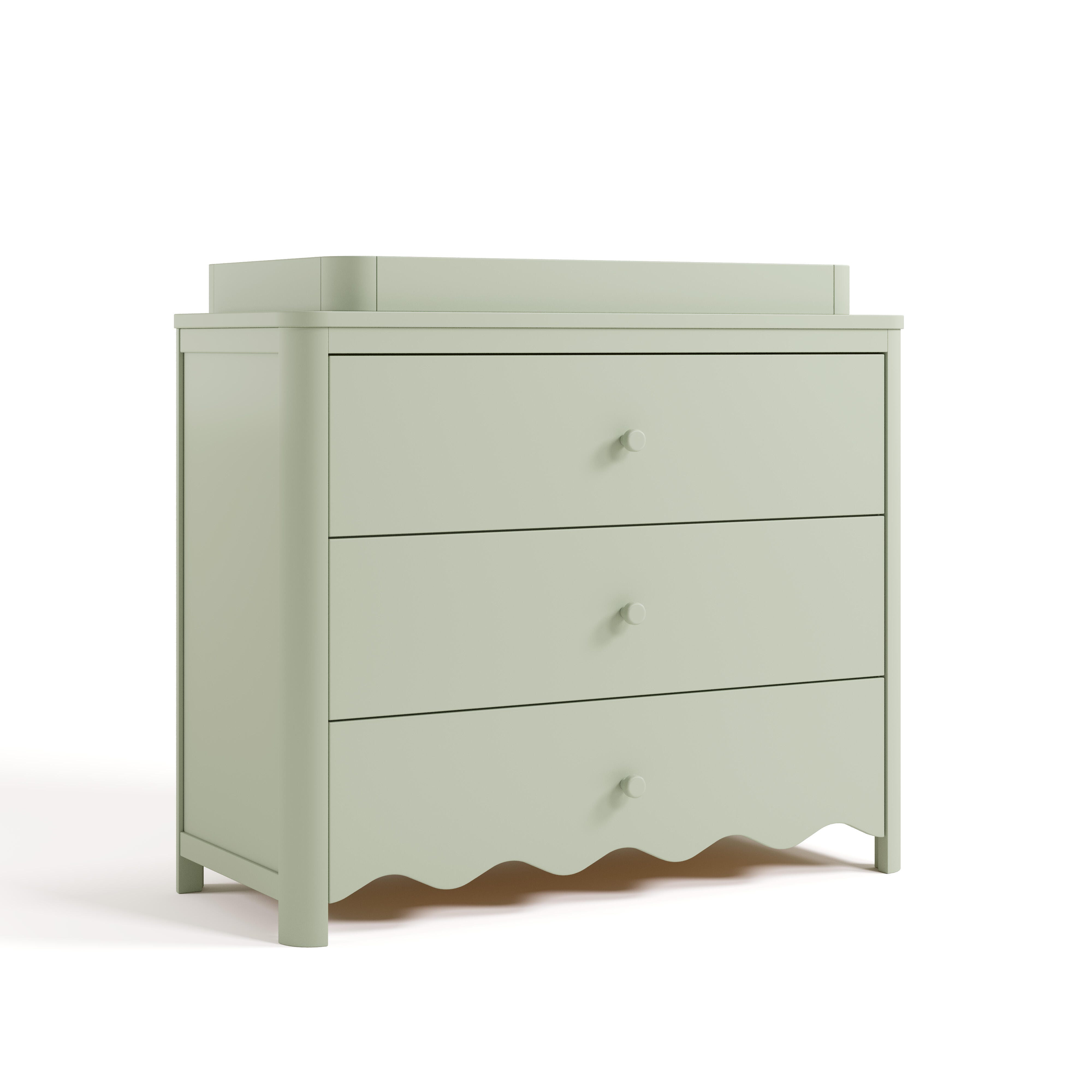 Storkcraft Casablanca 3 Drawer Chest of Drawers, Sage, large