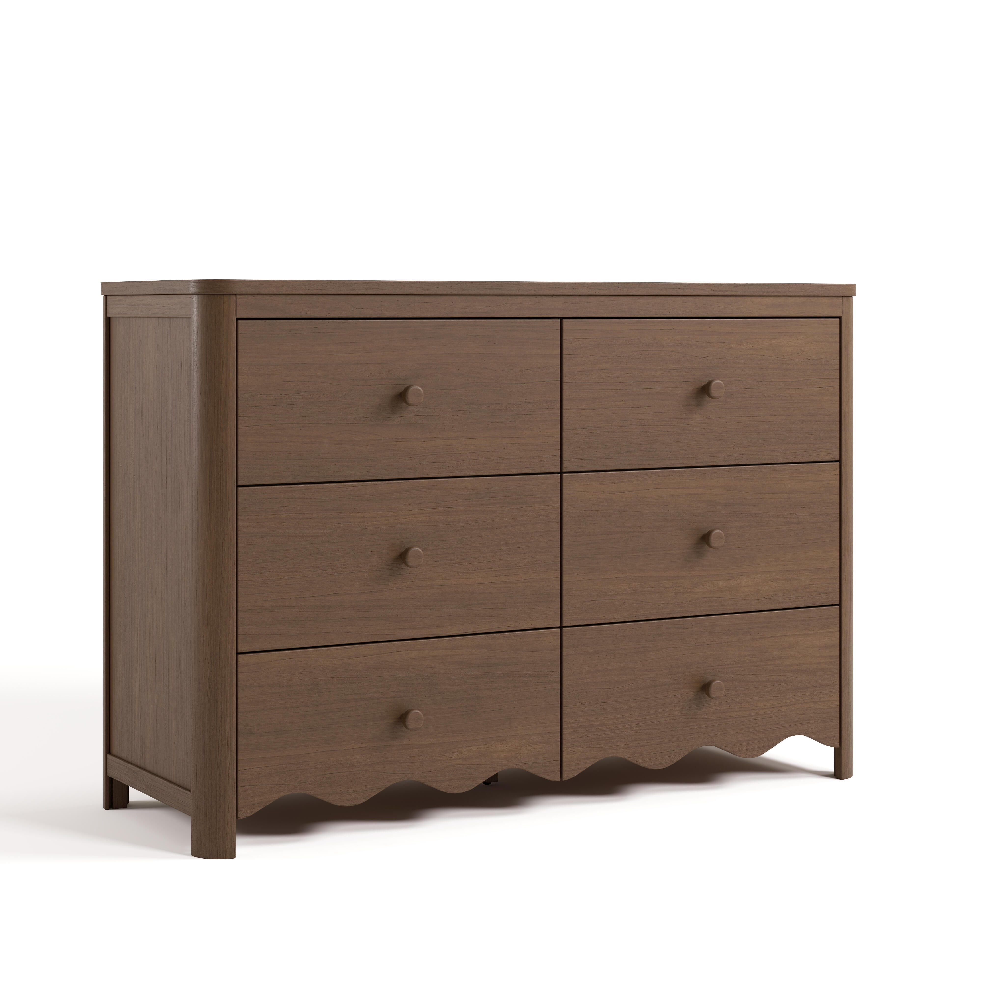 Storkcraft Casablanca 6 Drawer Dresser, Hazelnut, large
