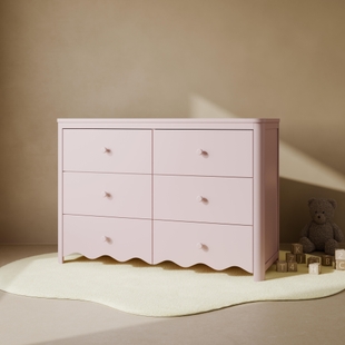 classic world pink dresser Westerleigh 6 Drawer Dresser, Pink