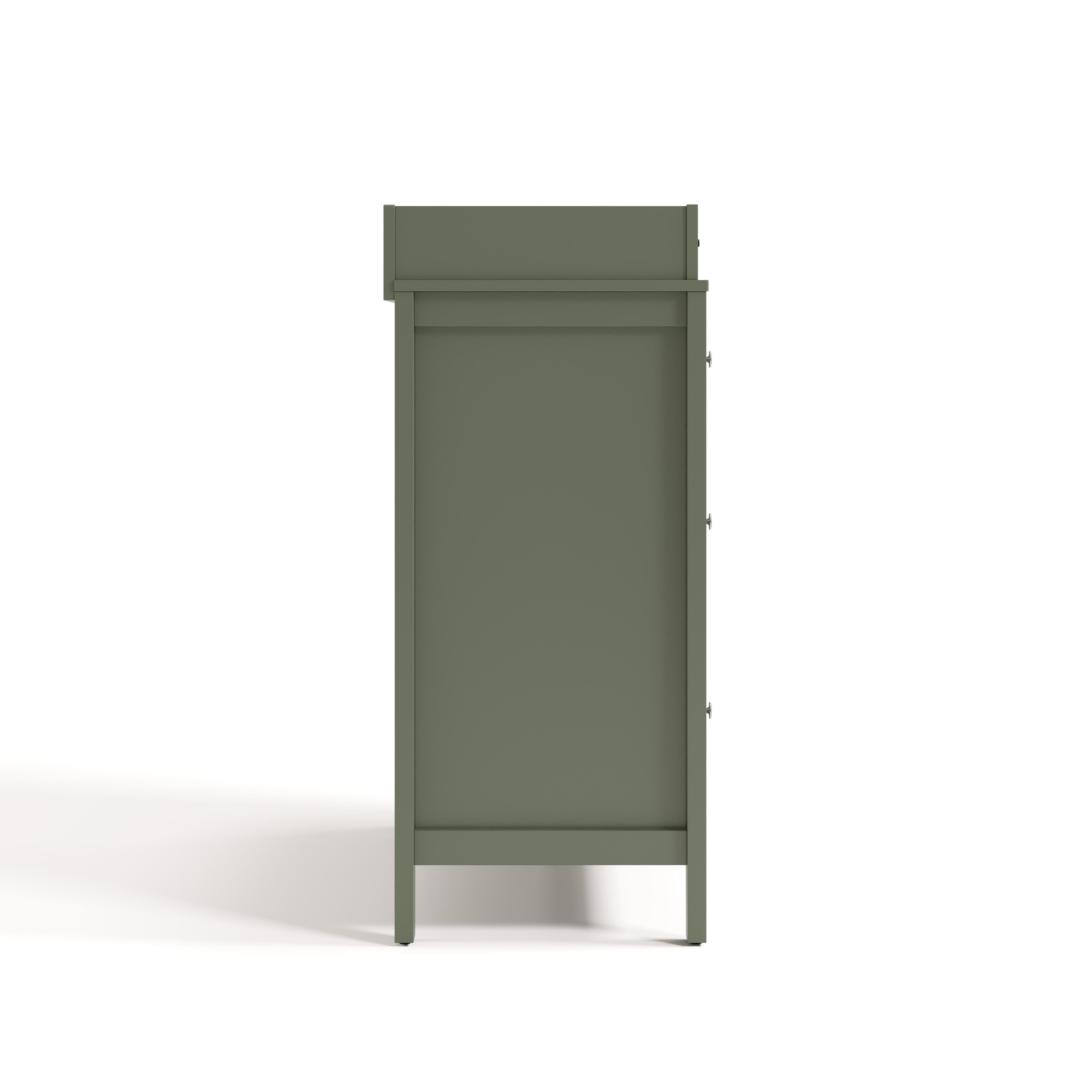 Storkcraft Horizon 3 Drawer Chest of Drawers, Olive, large