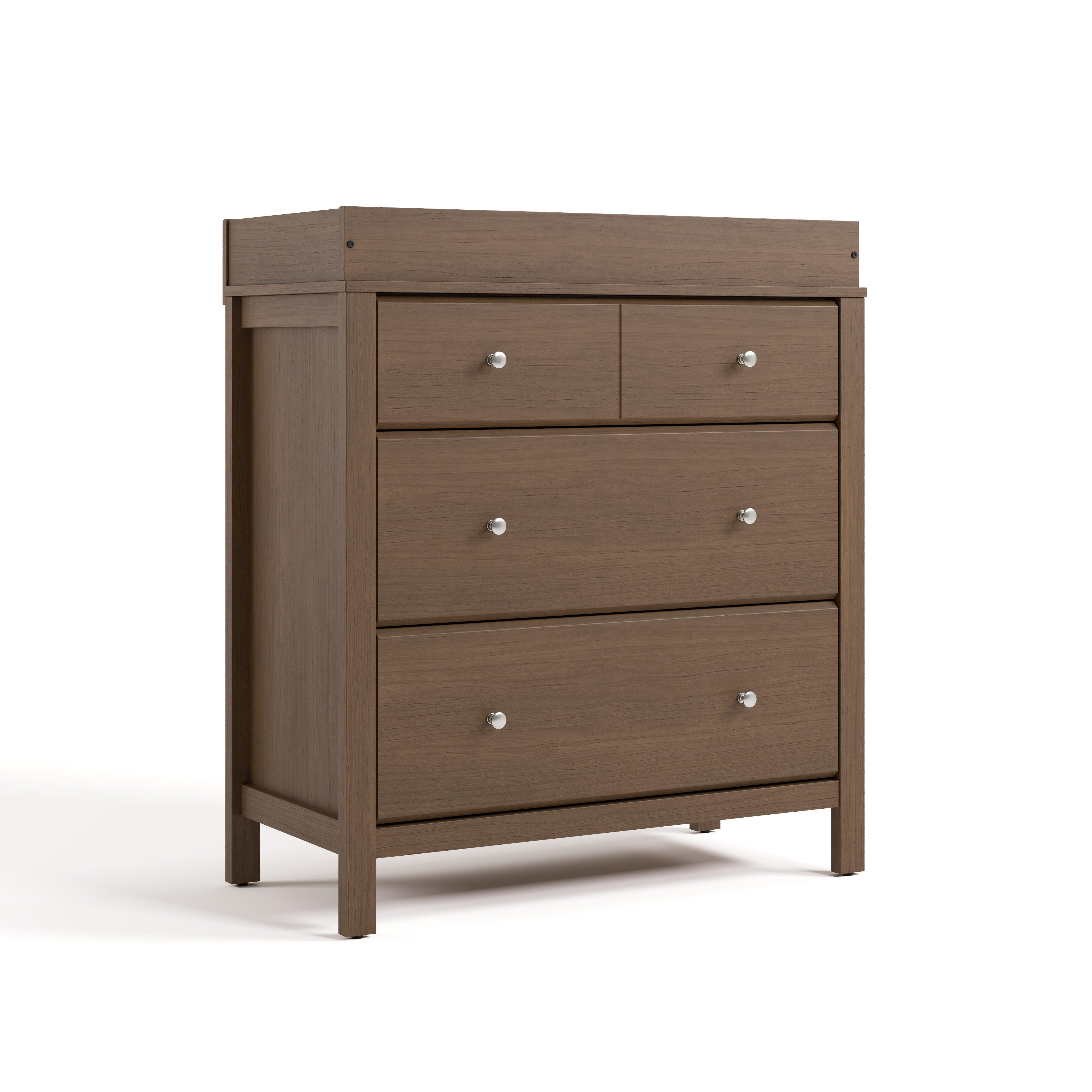 Storkcraft Horizon 3 Drawer Chest of Drawers, Hazelnut, large