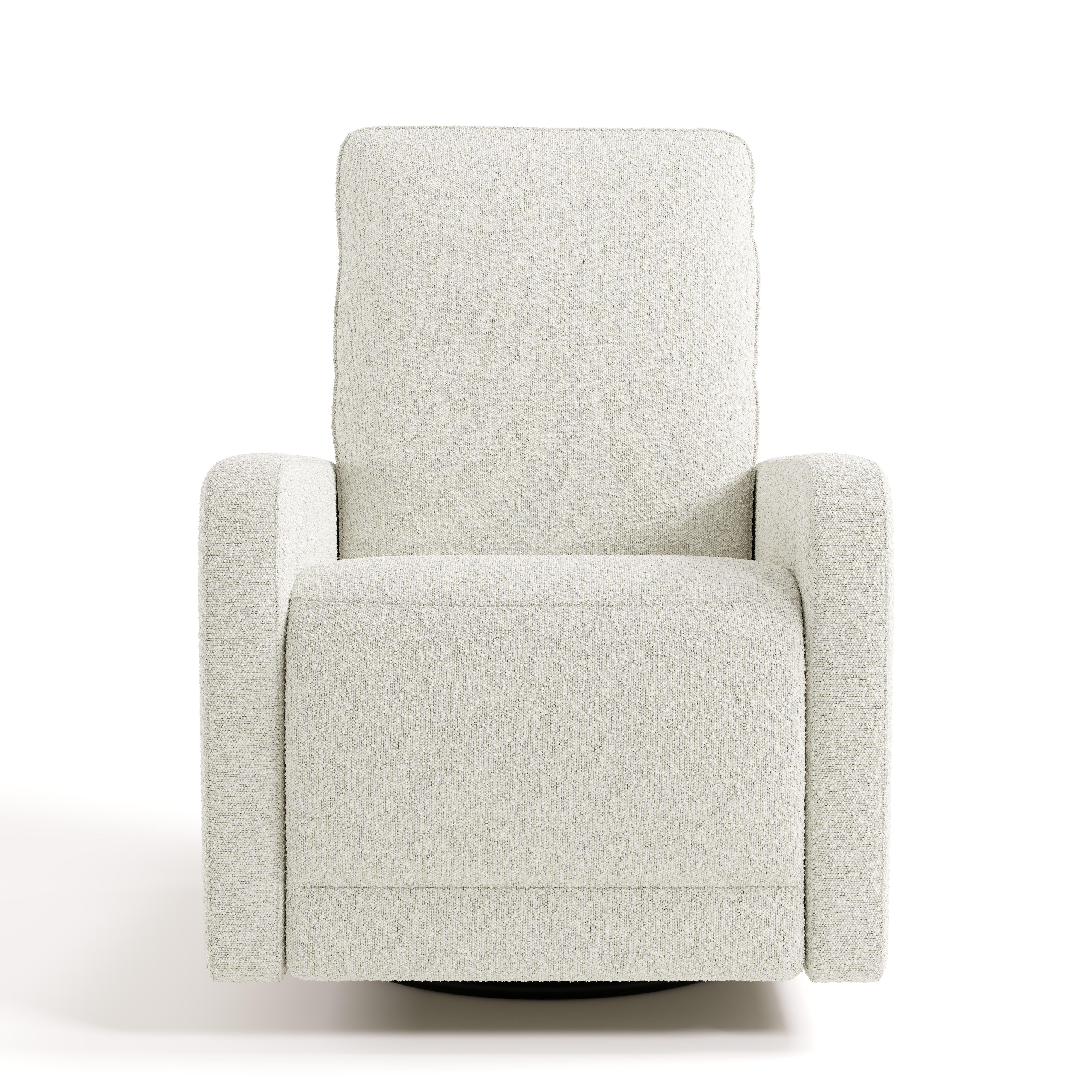 Storkcraft Kyoto Deluxe Power Swivel Glider Recliner, Ivory, large