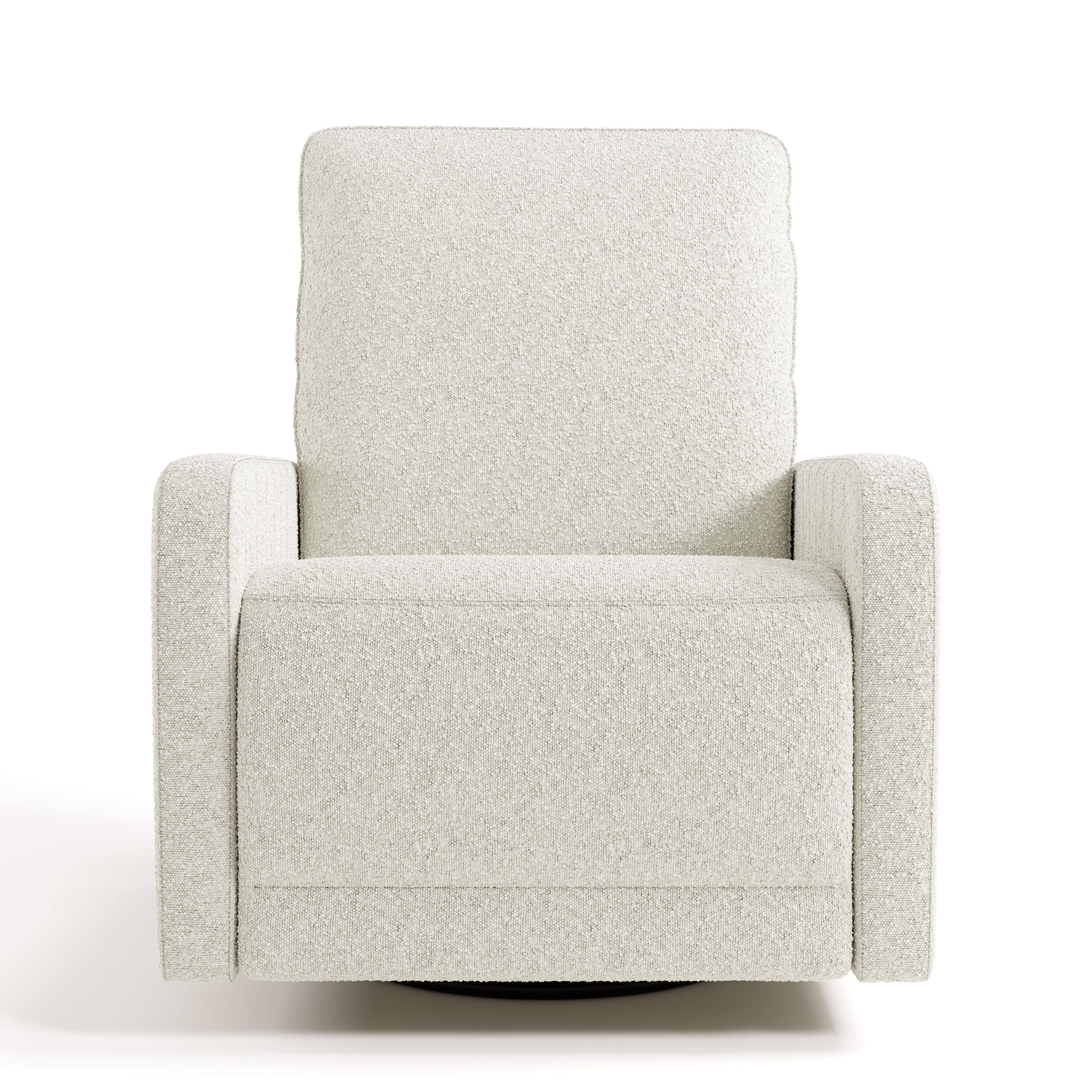 Storkcraft Kyoto Deluxe Extra-Wide Power Swivel Glider Recliner, Ivory, large