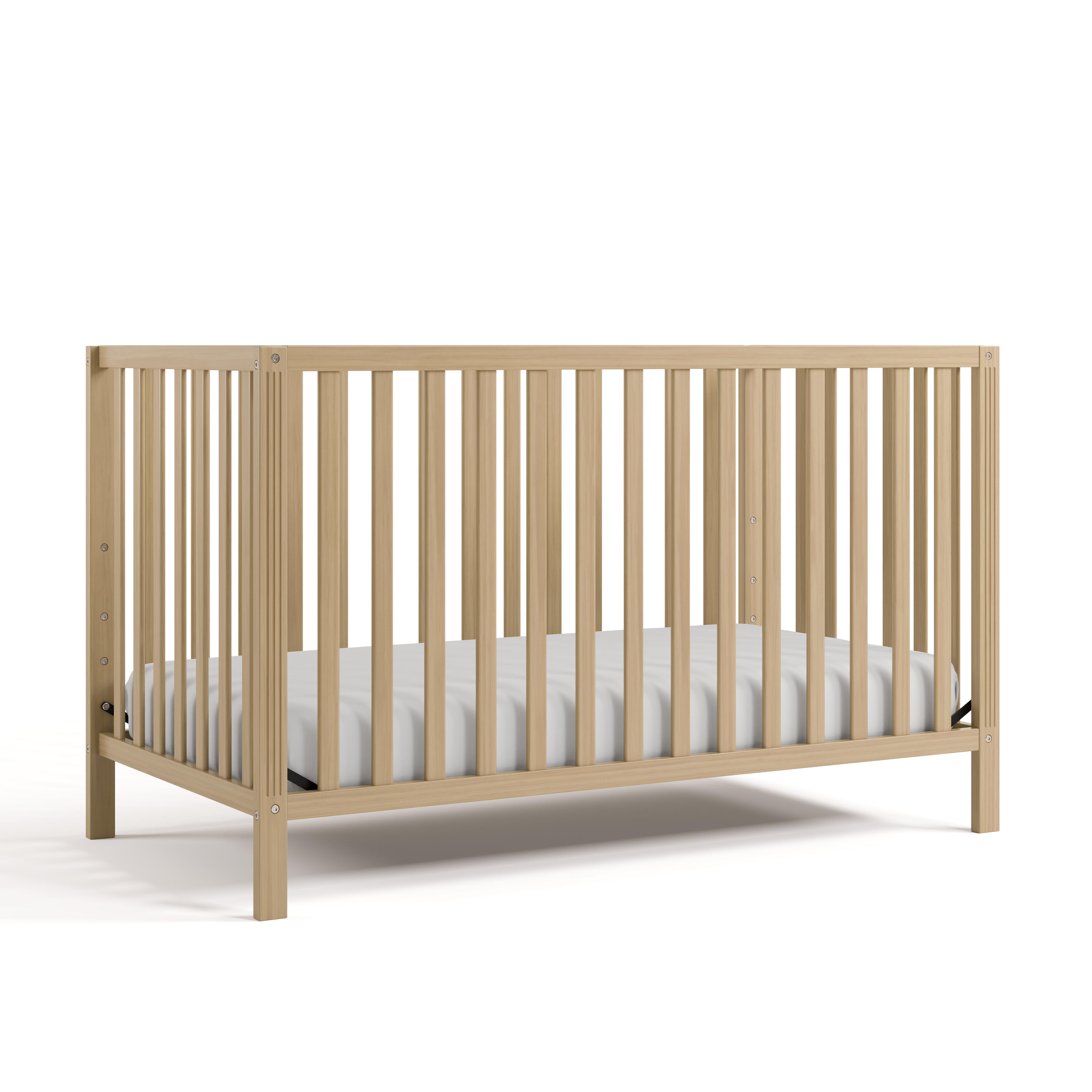 Storkcraft Morningside 5-in-1 Convertible Crib, Driftwood, large