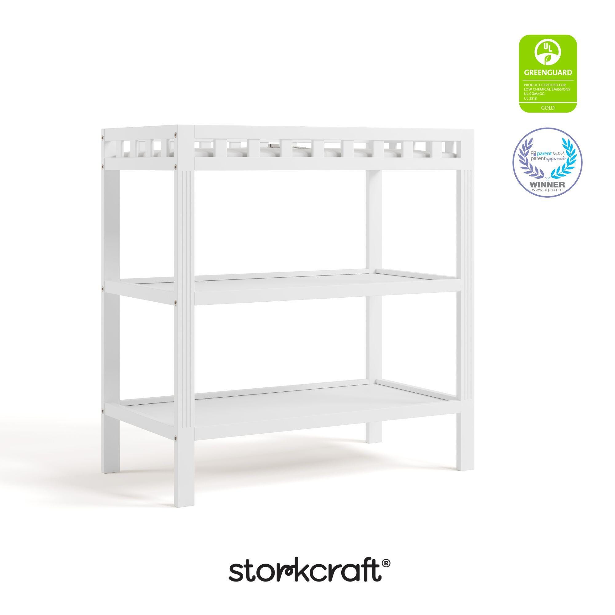 Storkcraft Morningside Changing Table, White, large