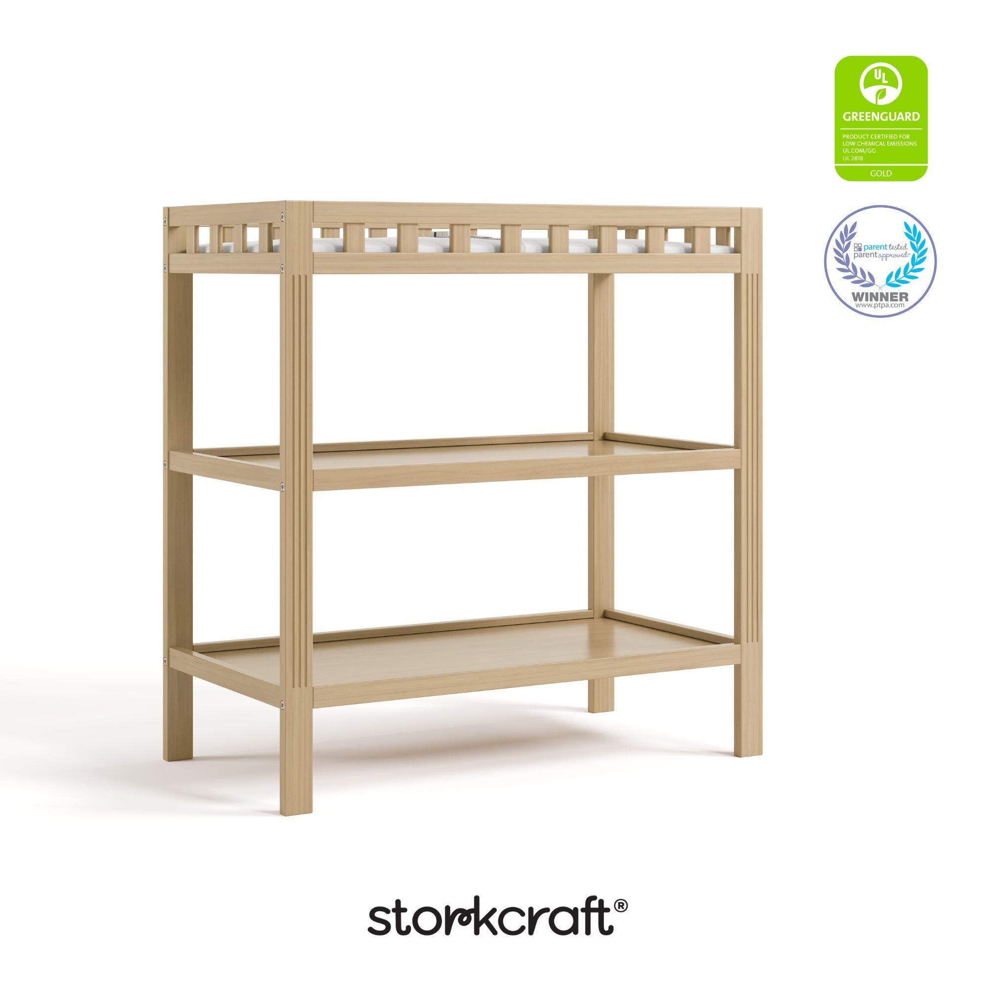 Storkcraft Morningside Changing Table, Driftwood, large
