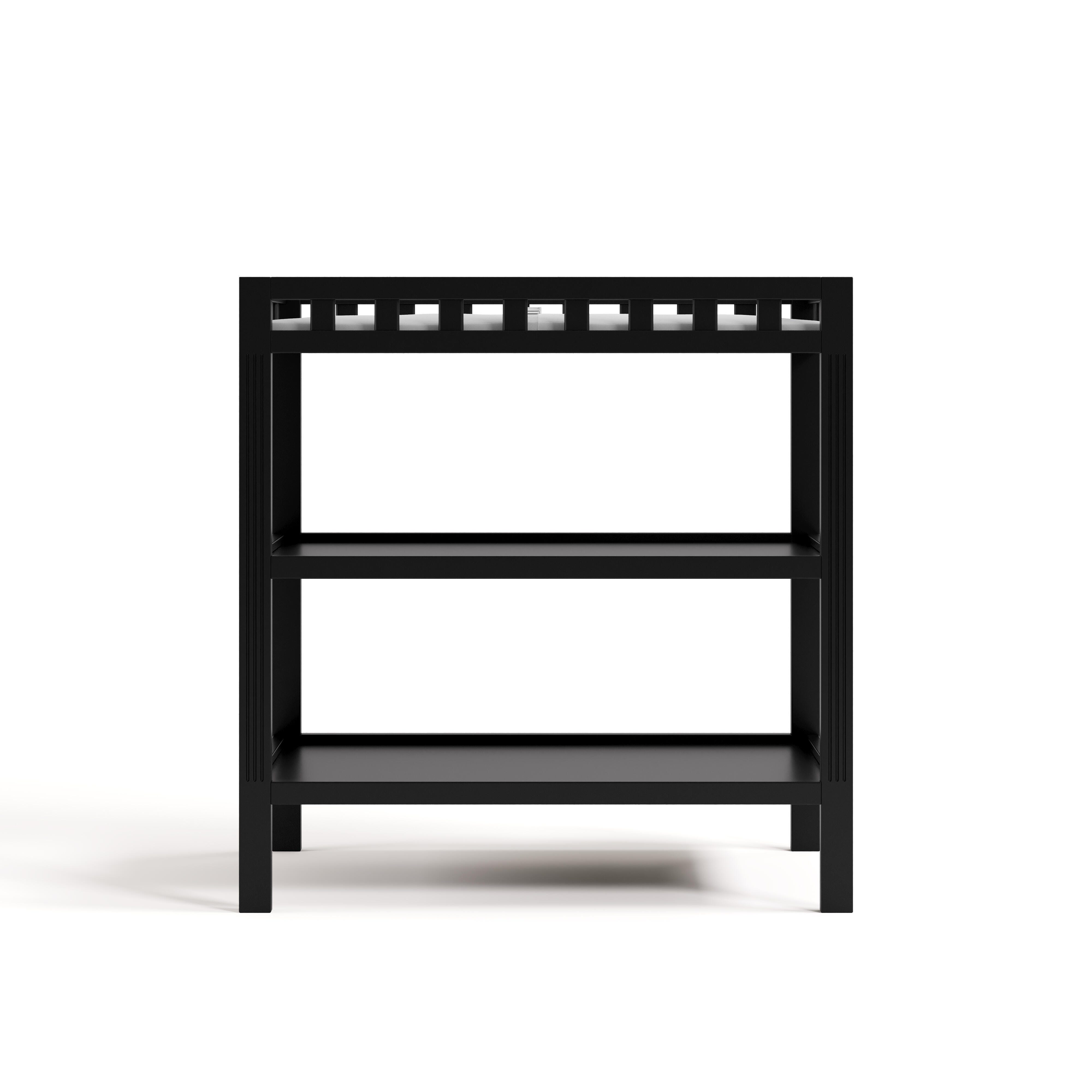 Storkcraft Morningside Changing Table, Black, large