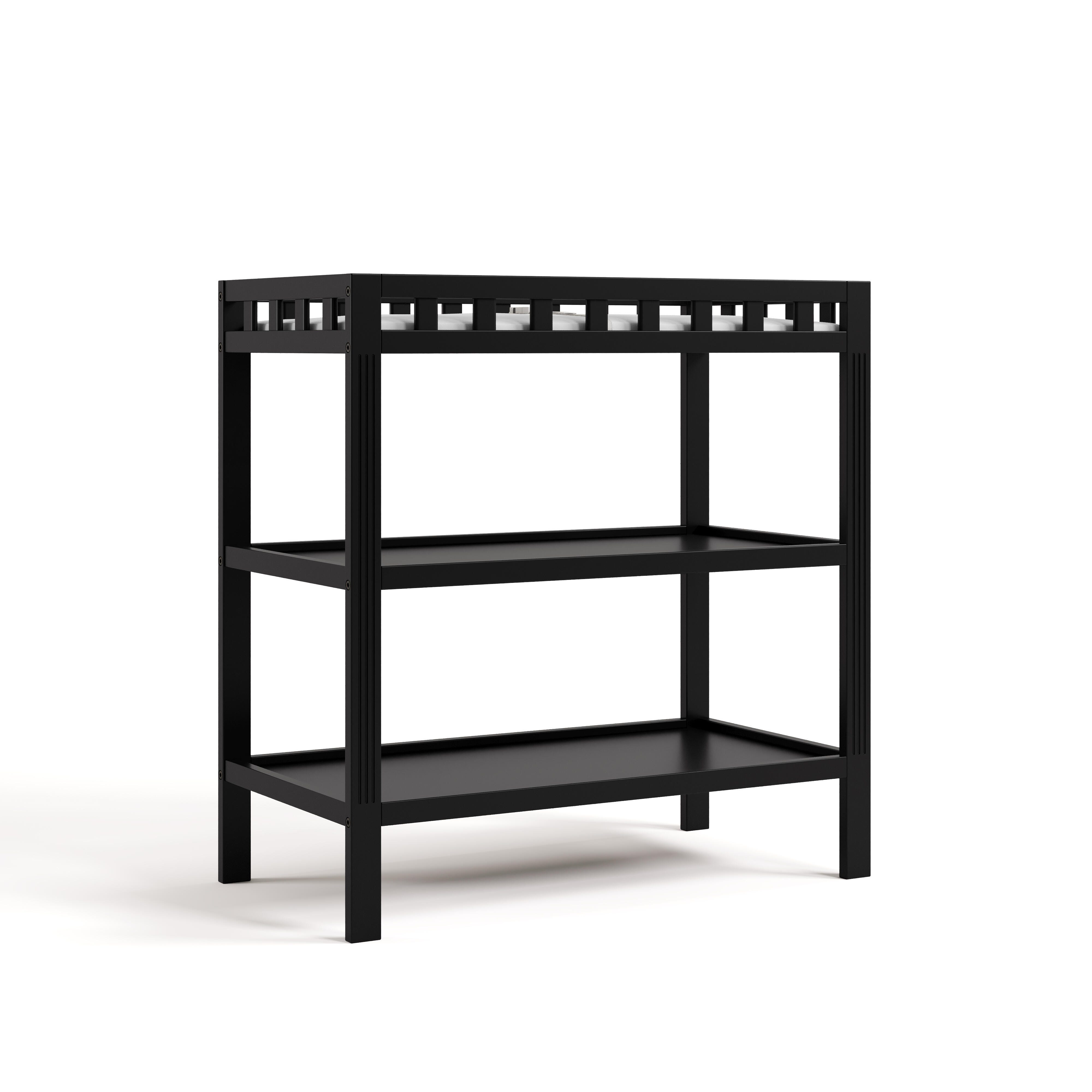 Storkcraft Morningside Changing Table, Black, large