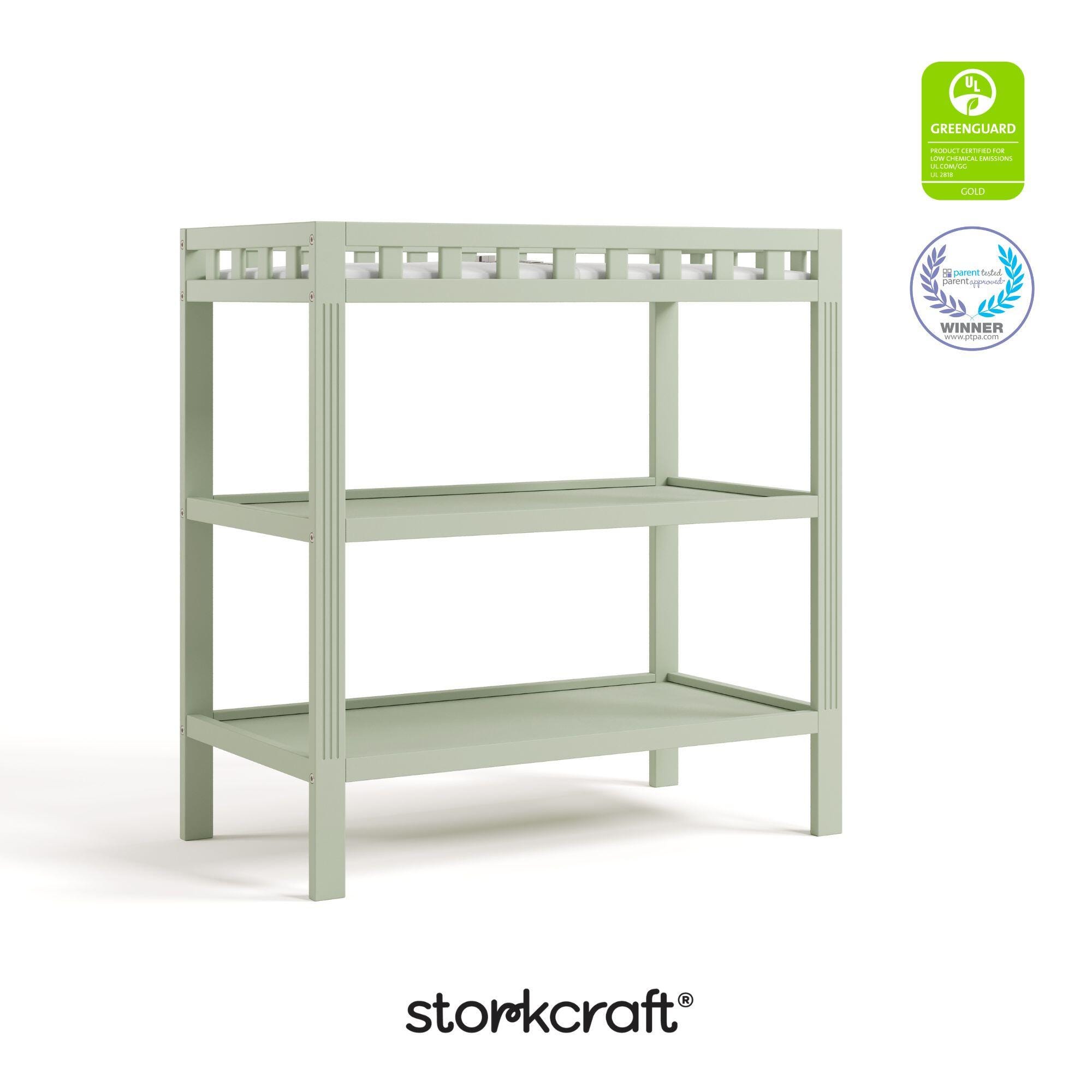 Storkcraft Morningside Changing Table, Sage, large
