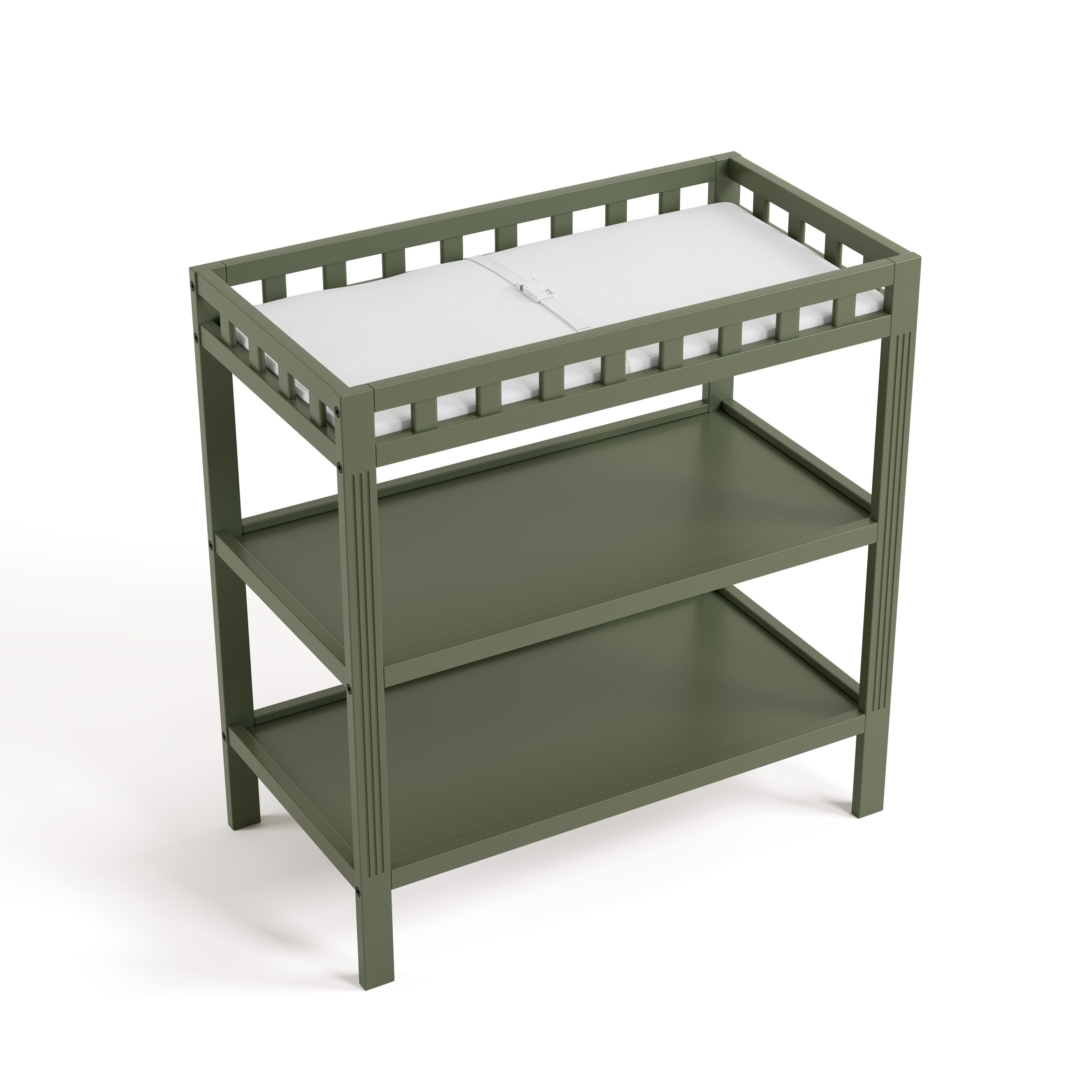 Storkcraft Morningside Changing Table, Olive, large