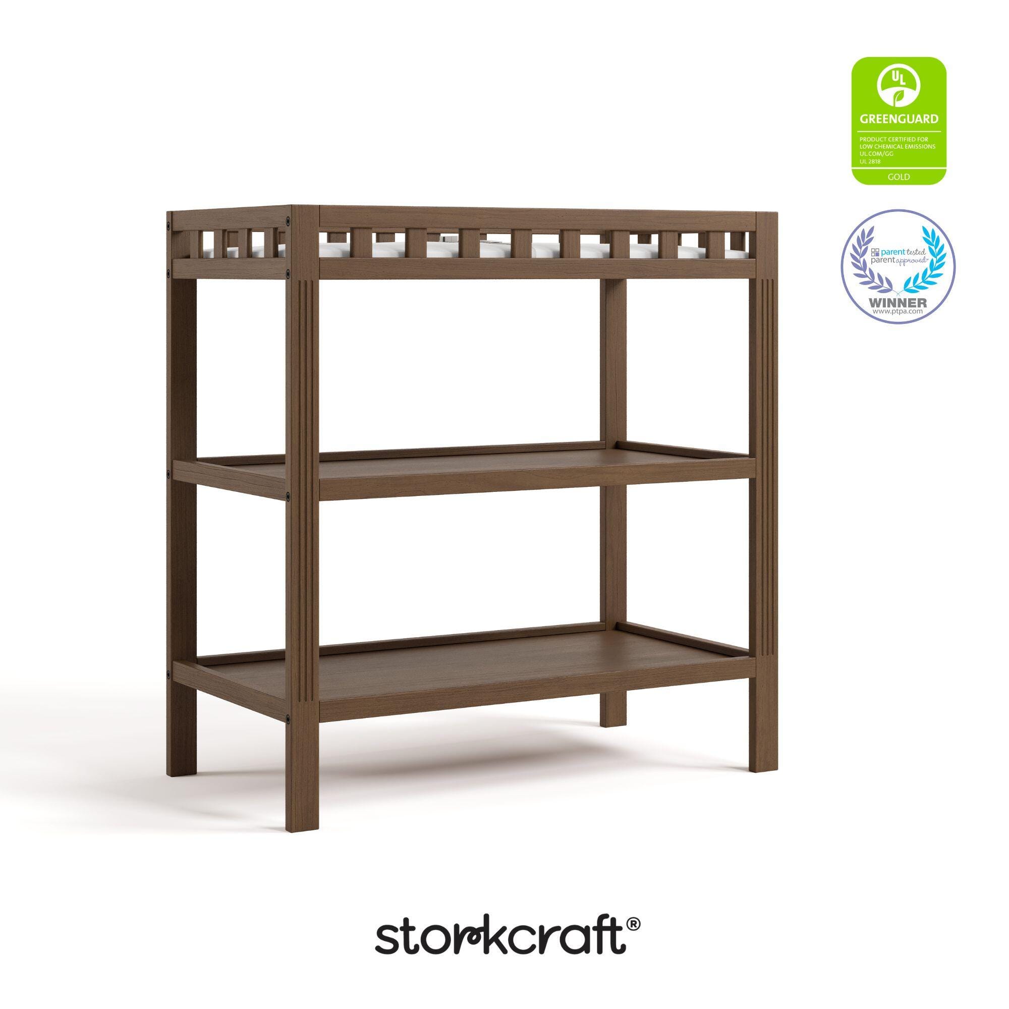 Storkcraft Morningside Changing Table, Hazelnut, large