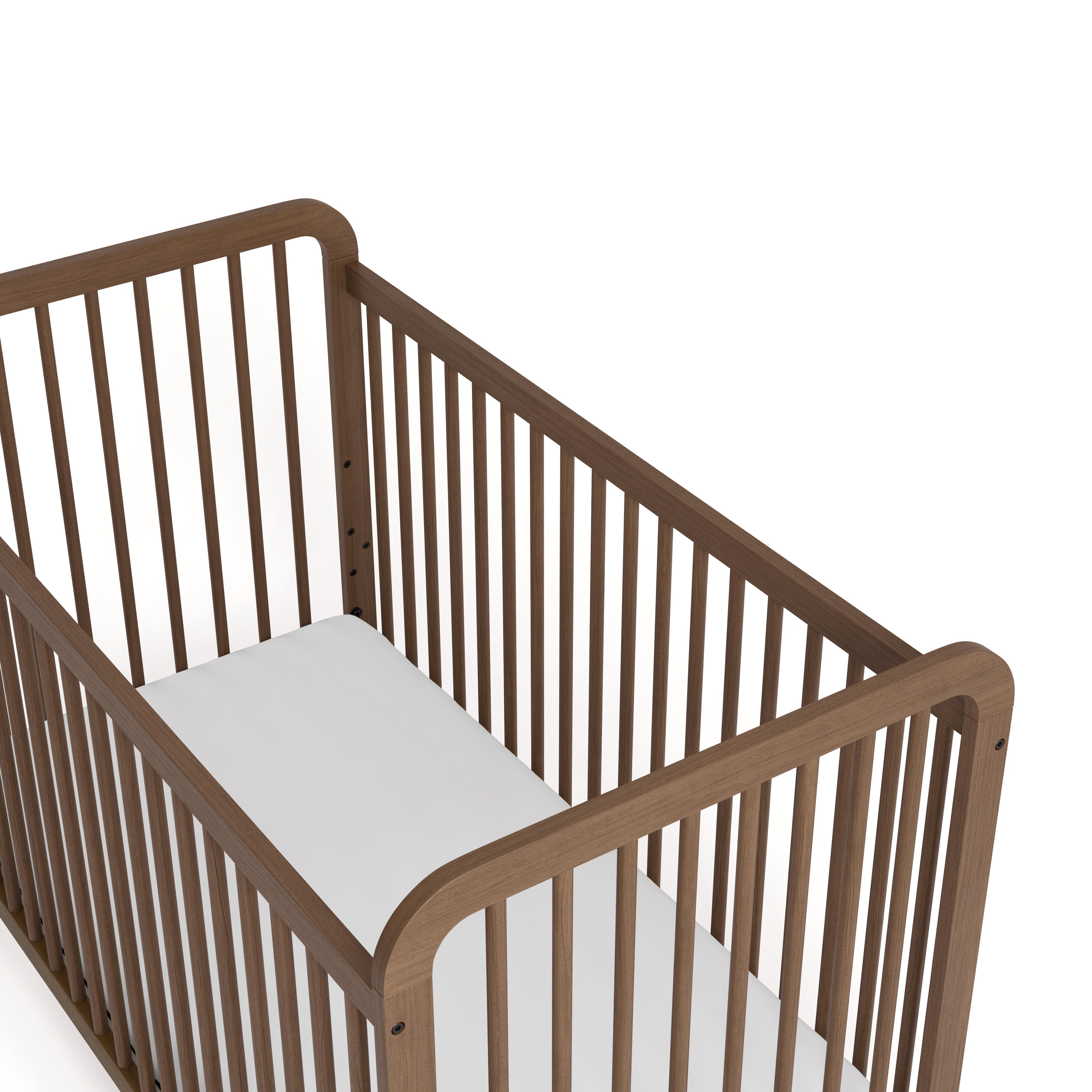 Storkcraft Pasadena 3-in-1 Convertible Crib, Hazelnut, large