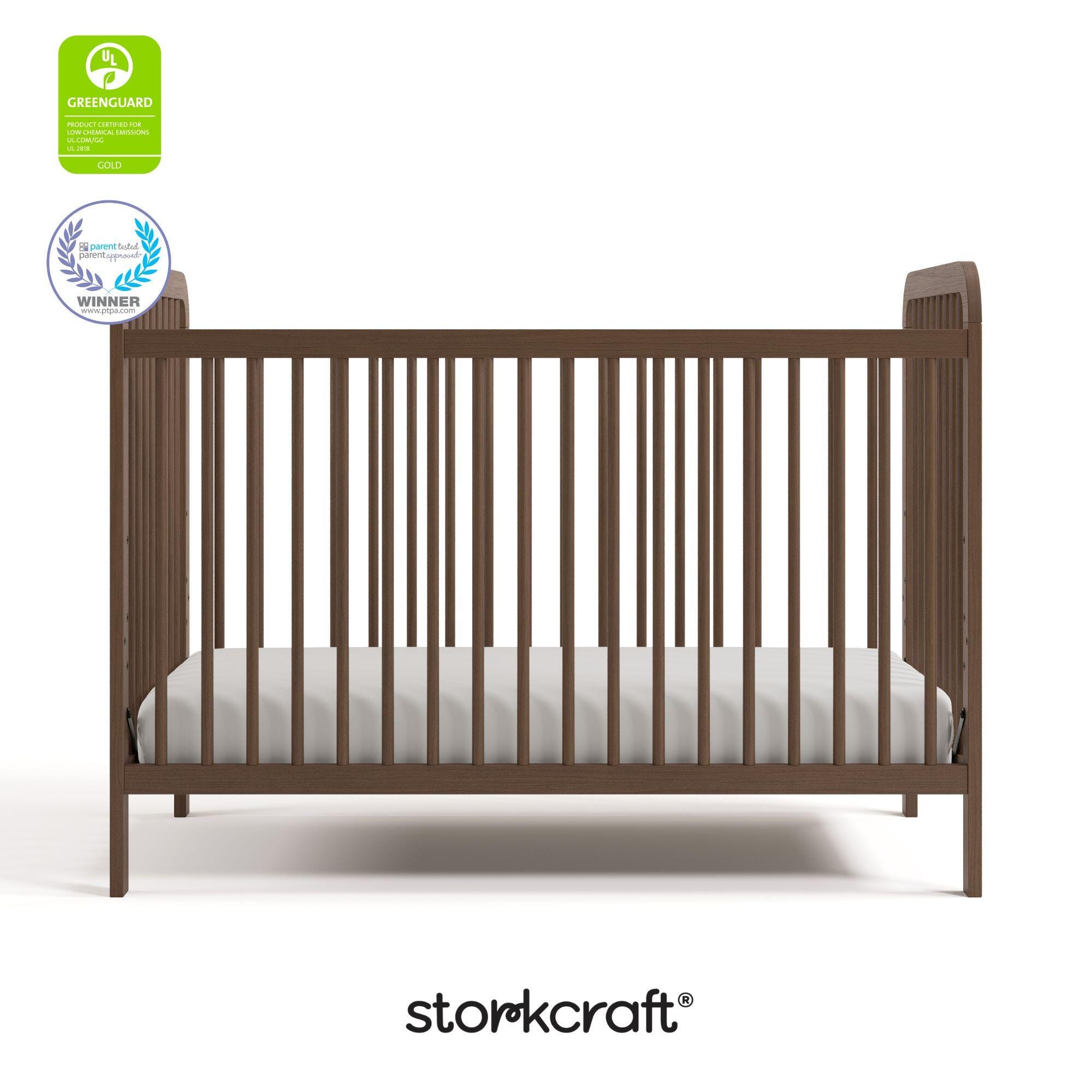 Storkcraft Pasadena 3-in-1 Convertible Crib, Hazelnut, large