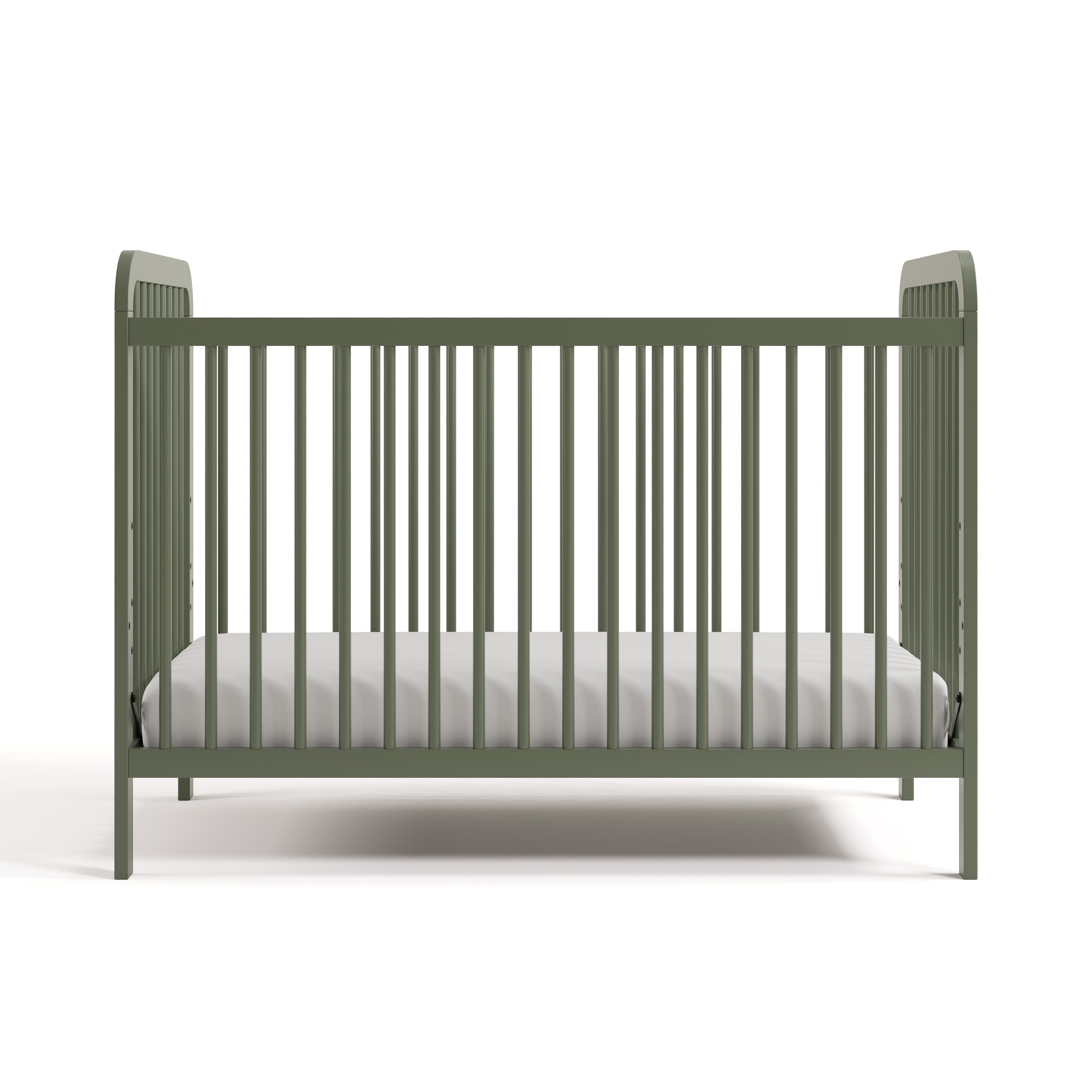 Storkcraft Pasadena 3-in-1 Convertible Crib, Olive, large