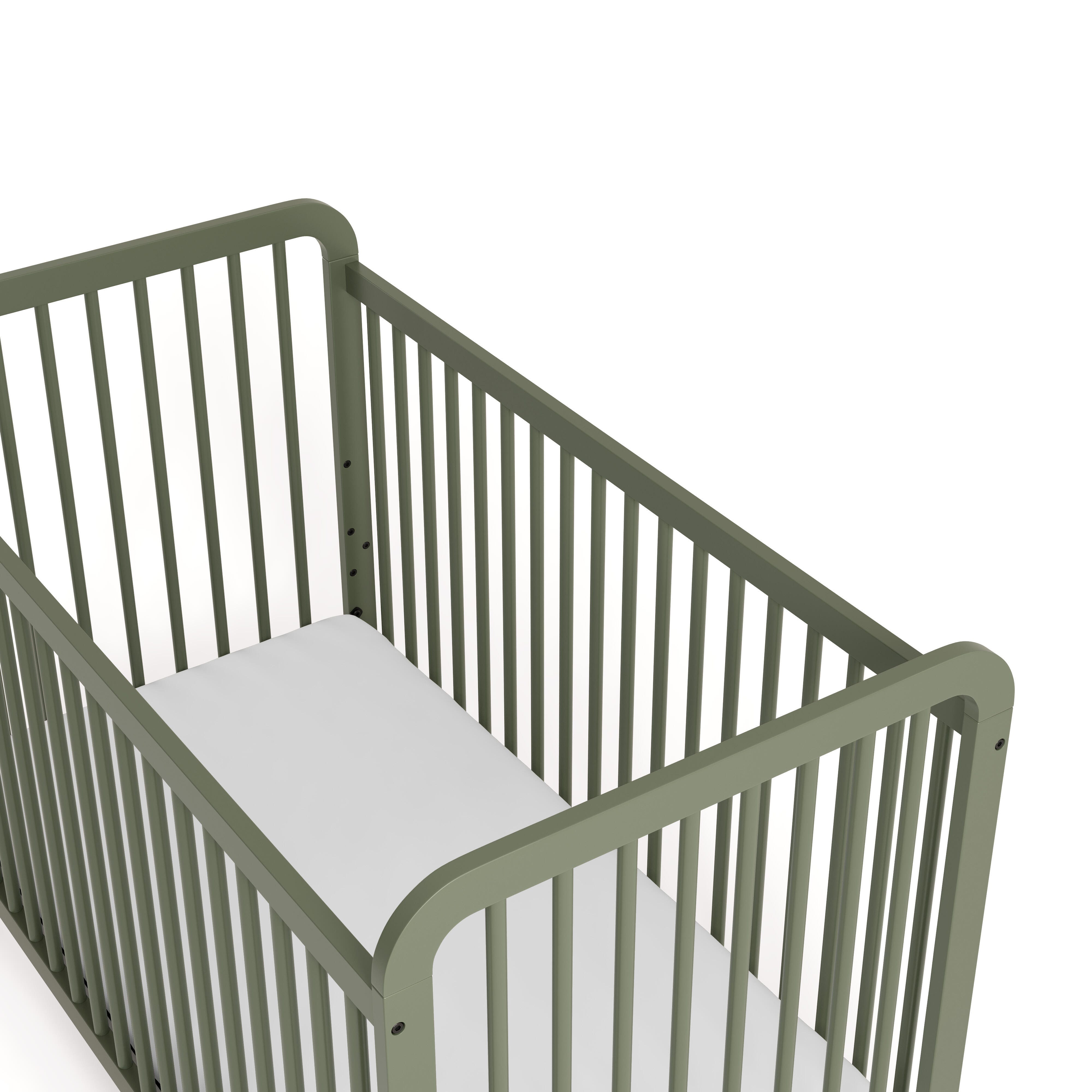 Storkcraft Pasadena 3-in-1 Convertible Crib, Olive, large