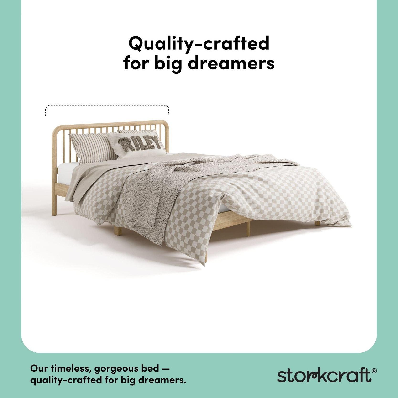 Storkcraft Storkcraft Porto Queen Open Frame Bed | Ashley