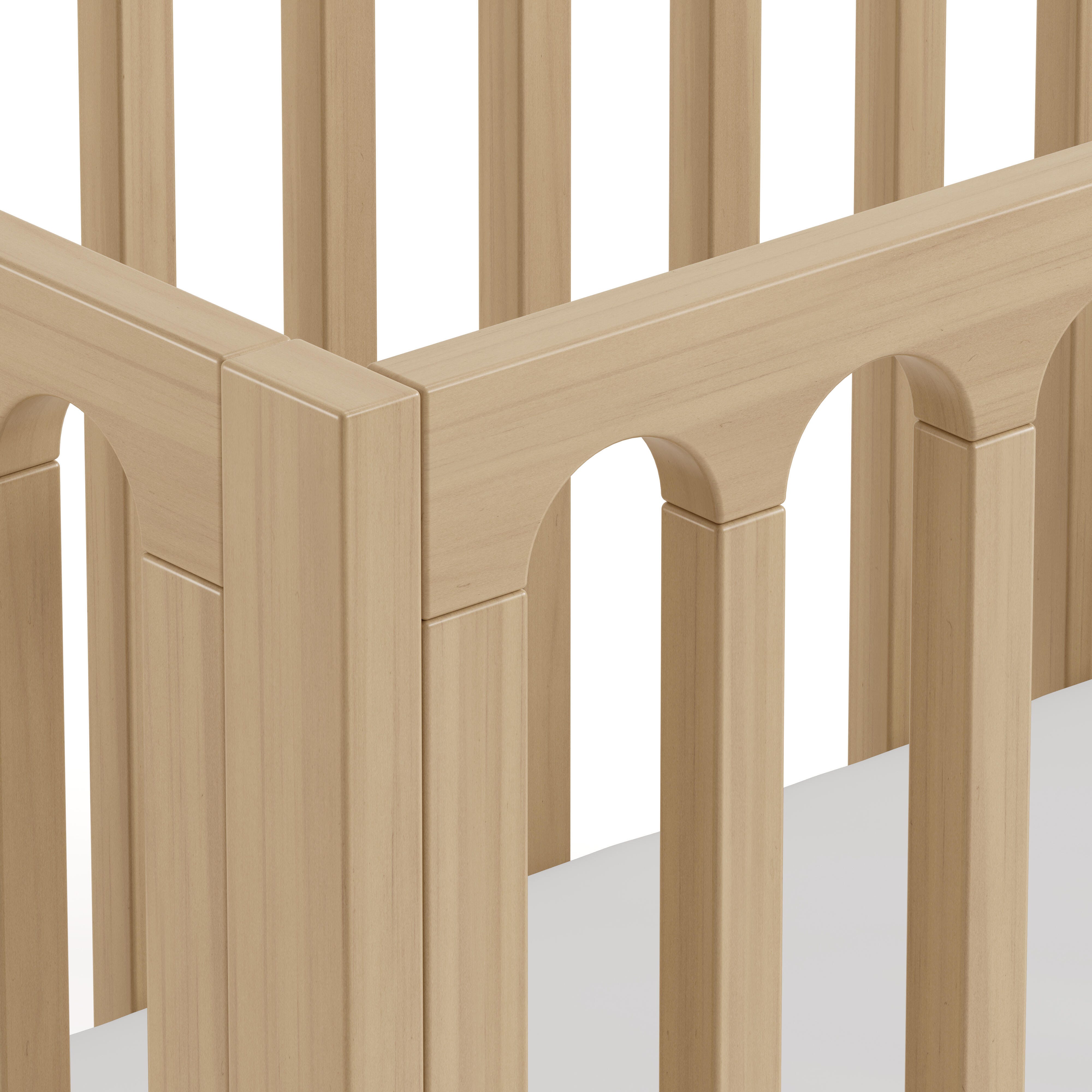 Storkcraft Sicily Deluxe 3-in-1 Convertible Crib, Driftwood, large