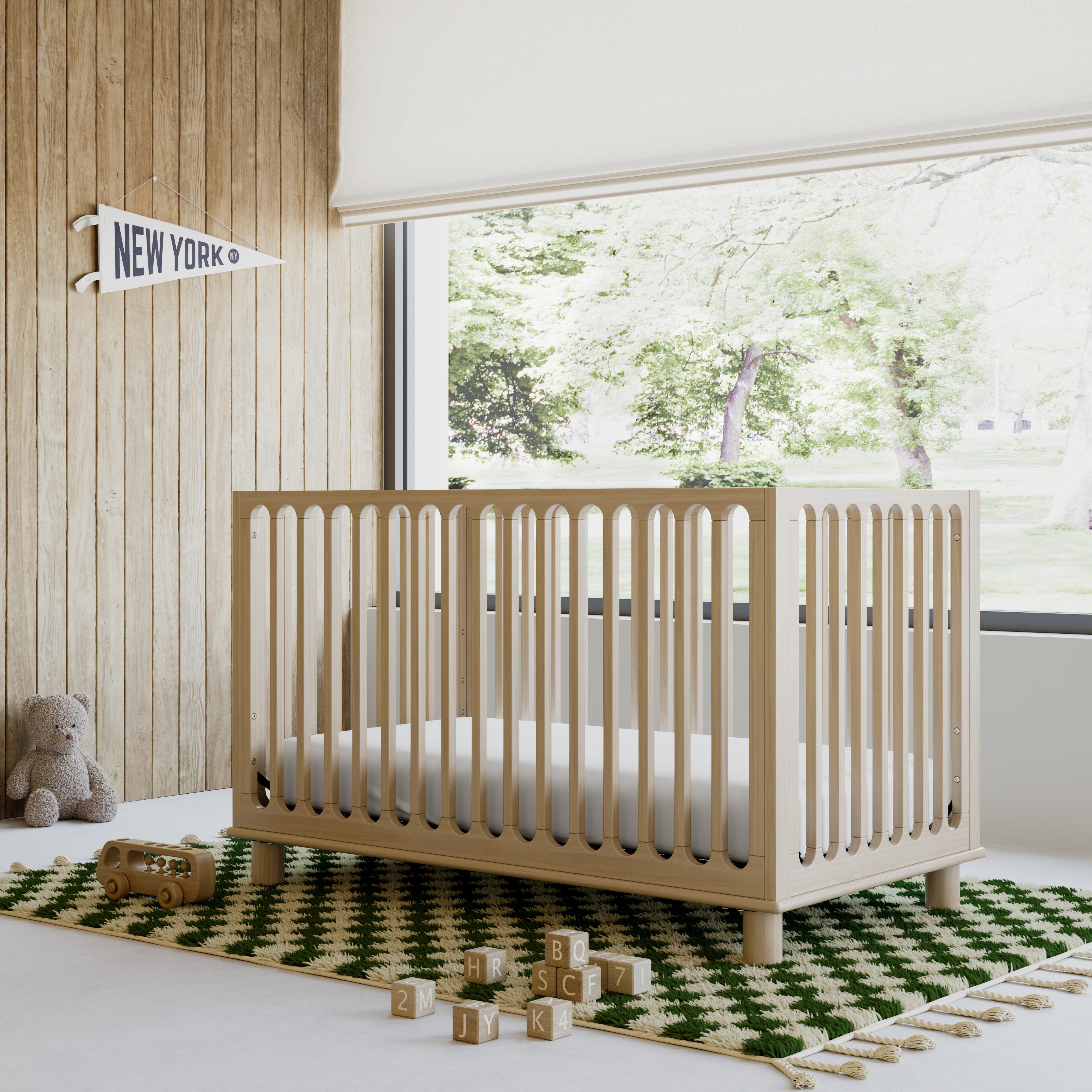 Storkcraft Sicily Deluxe 3-in-1 Convertible Crib, Driftwood, large