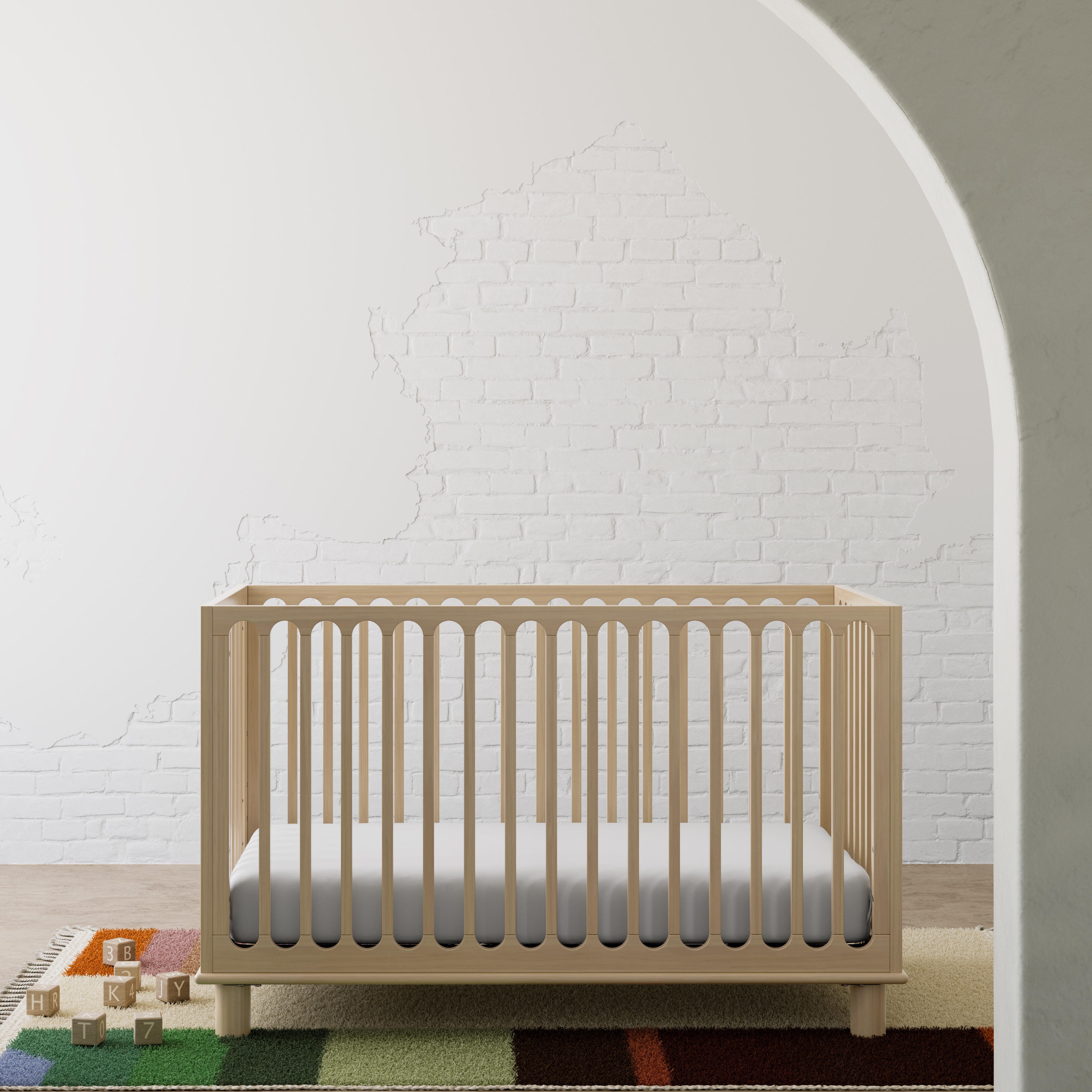 Storkcraft Sicily Deluxe 3-in-1 Convertible Crib, Driftwood, large
