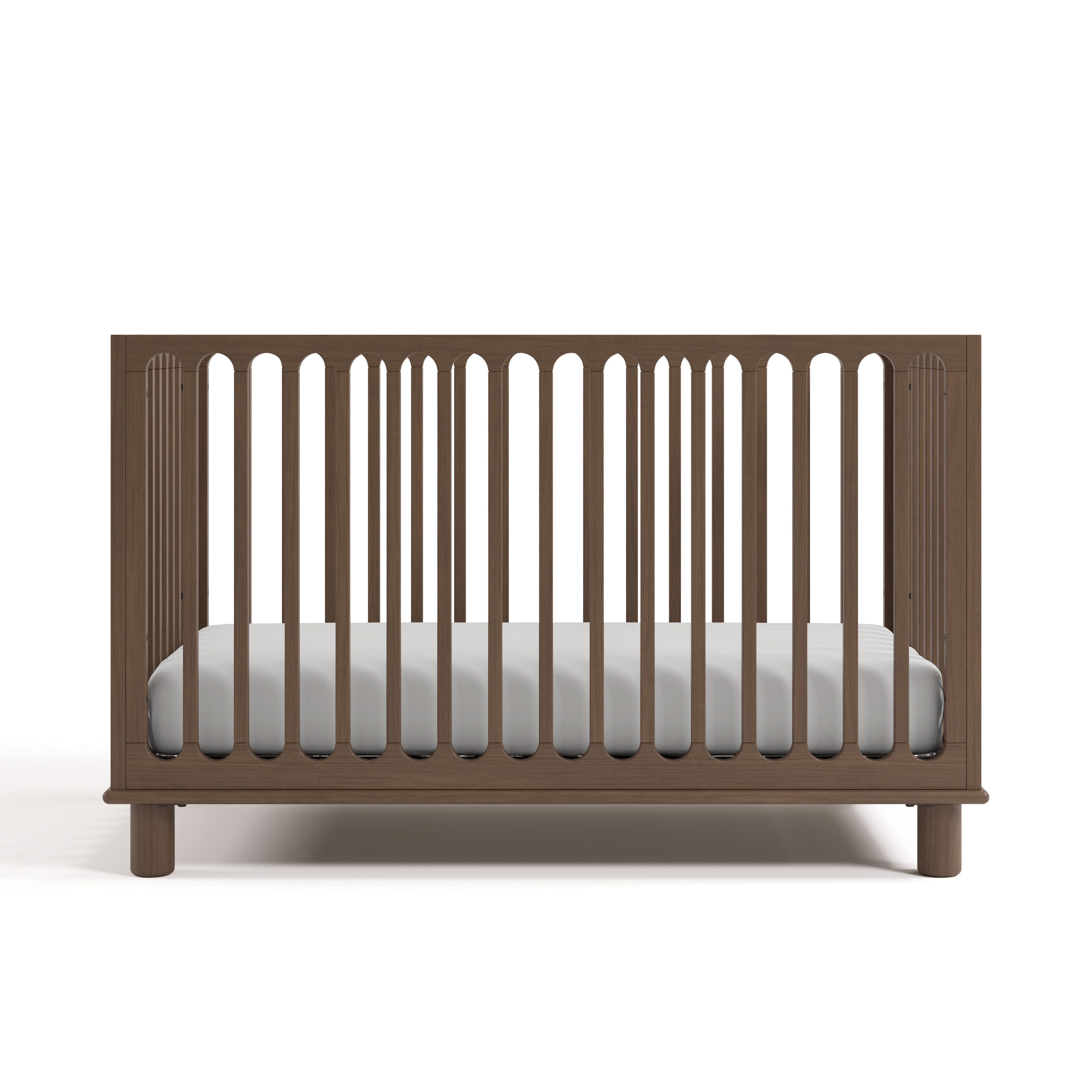 Storkcraft Sicily Deluxe 3-in-1 Convertible Crib, Hazelnut, large