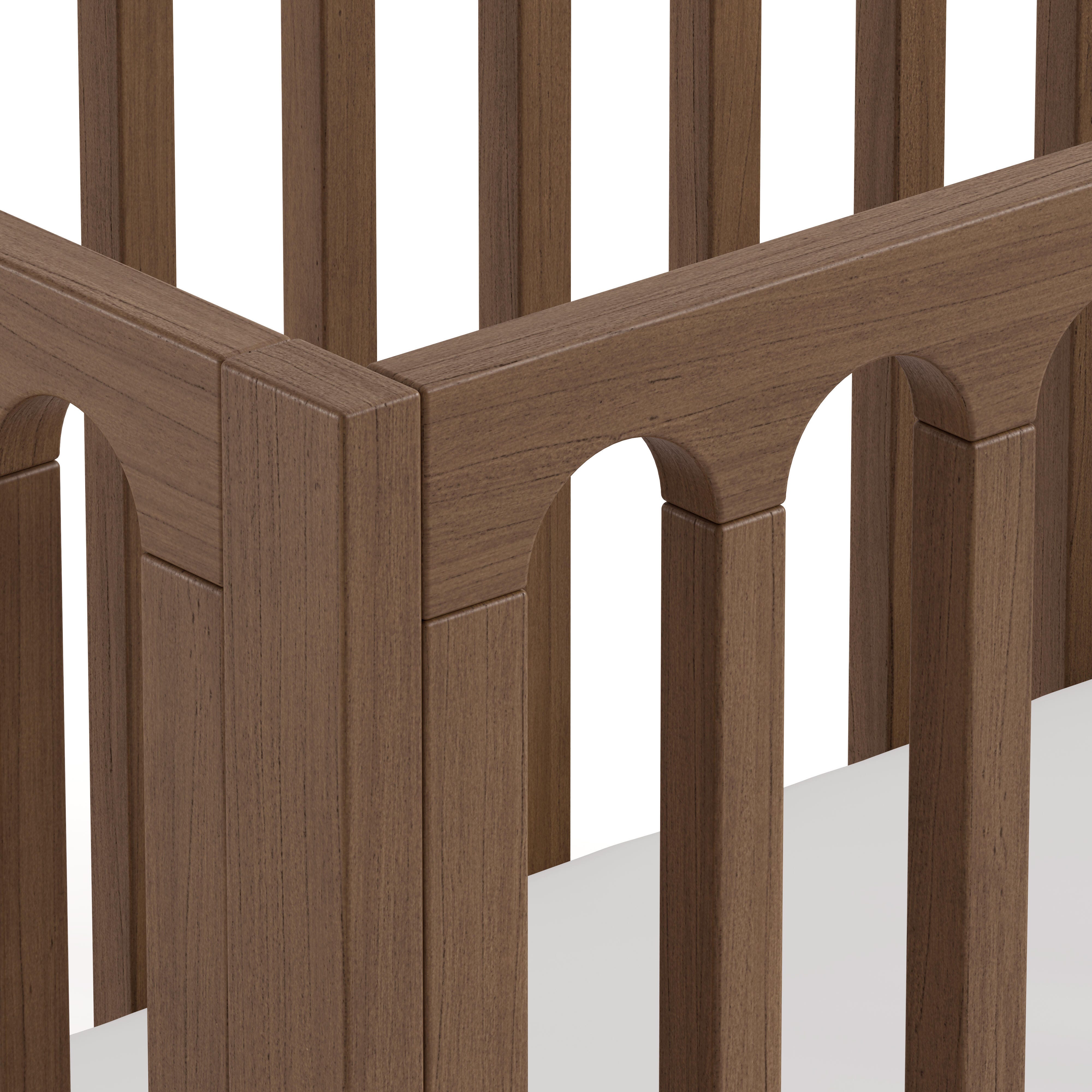 Storkcraft Sicily Deluxe 3-in-1 Convertible Crib, Hazelnut, large