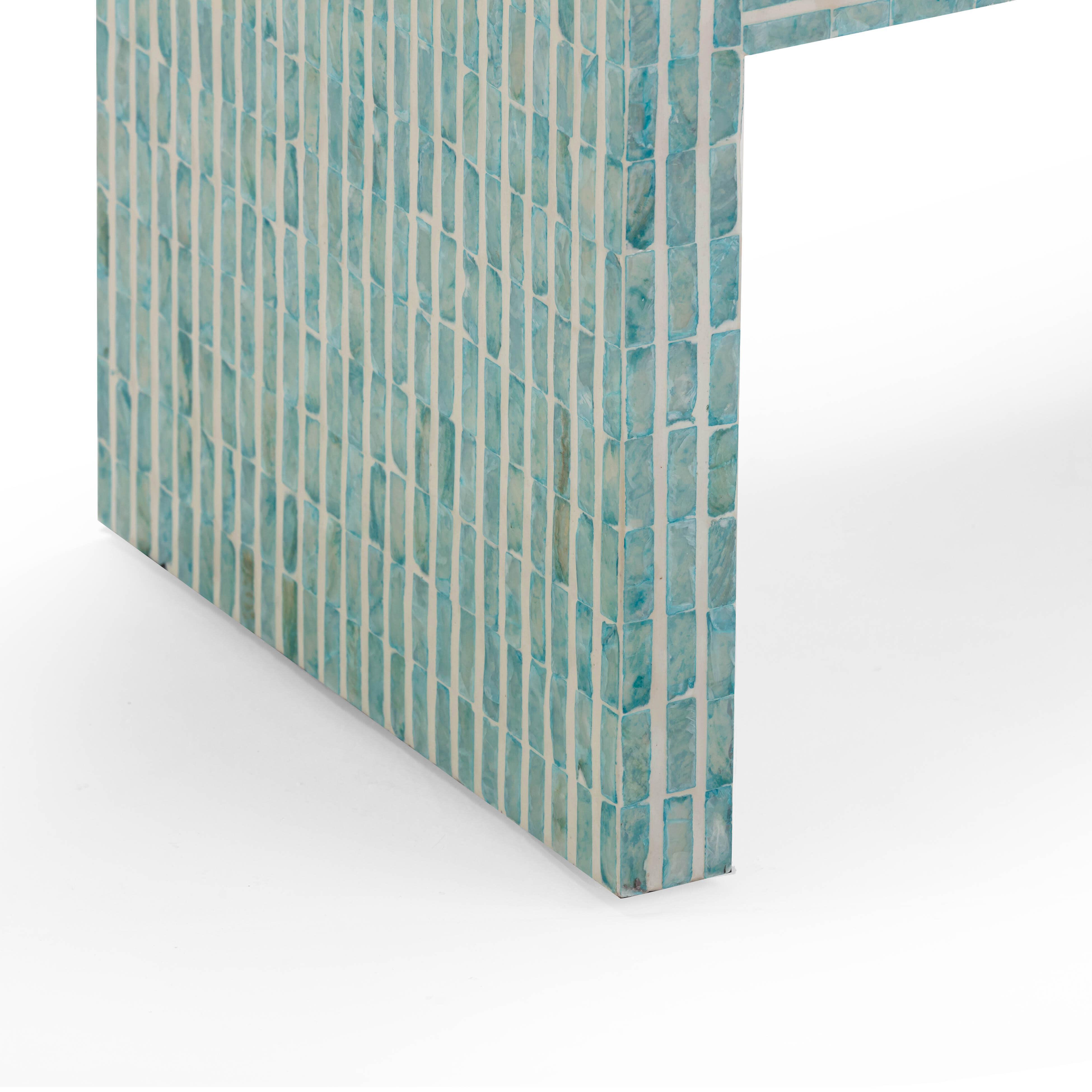 TOV Furniture Derry 22" Nightstand, Blue, large