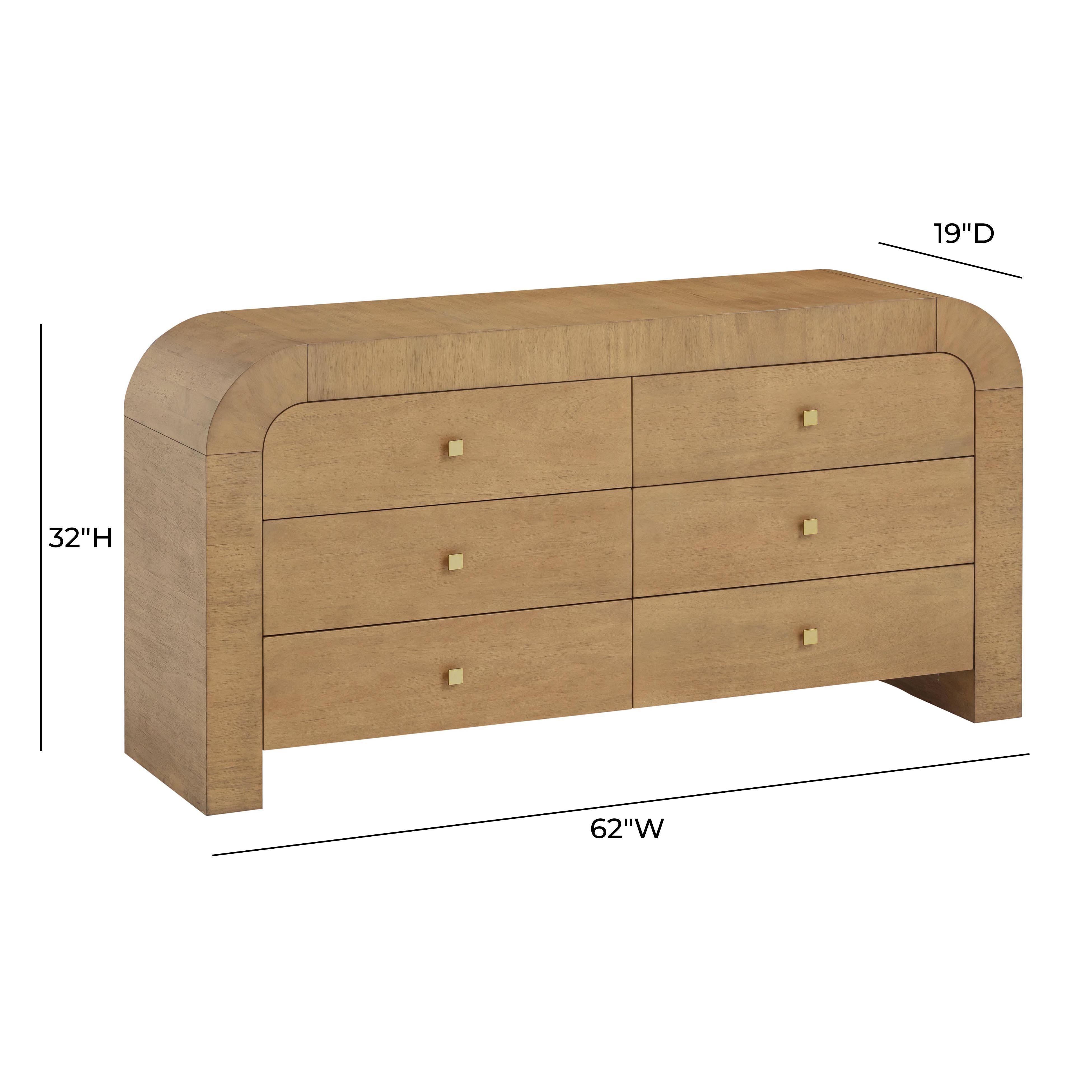 TOV Furniture Hump 6 Drawer Dresser, , large