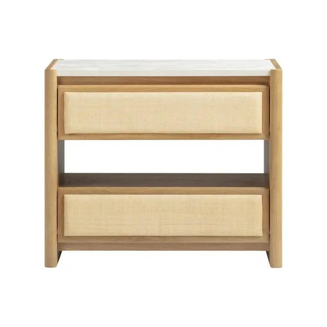 TOV Furniture Paige 26" 2 Drawer Nightstand