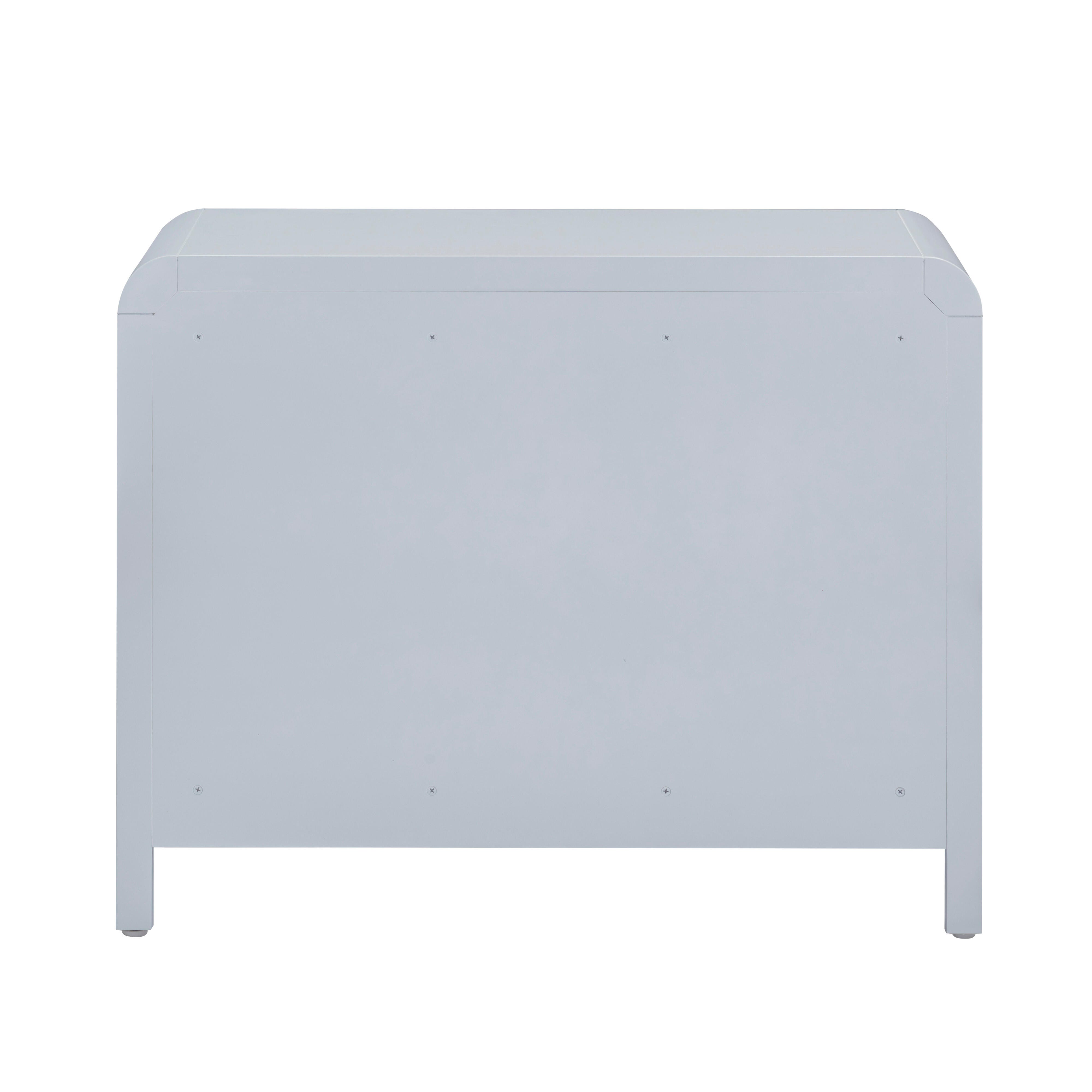 TOV Furniture Patty 28" 2 Drawer Nightstand, Blue, large