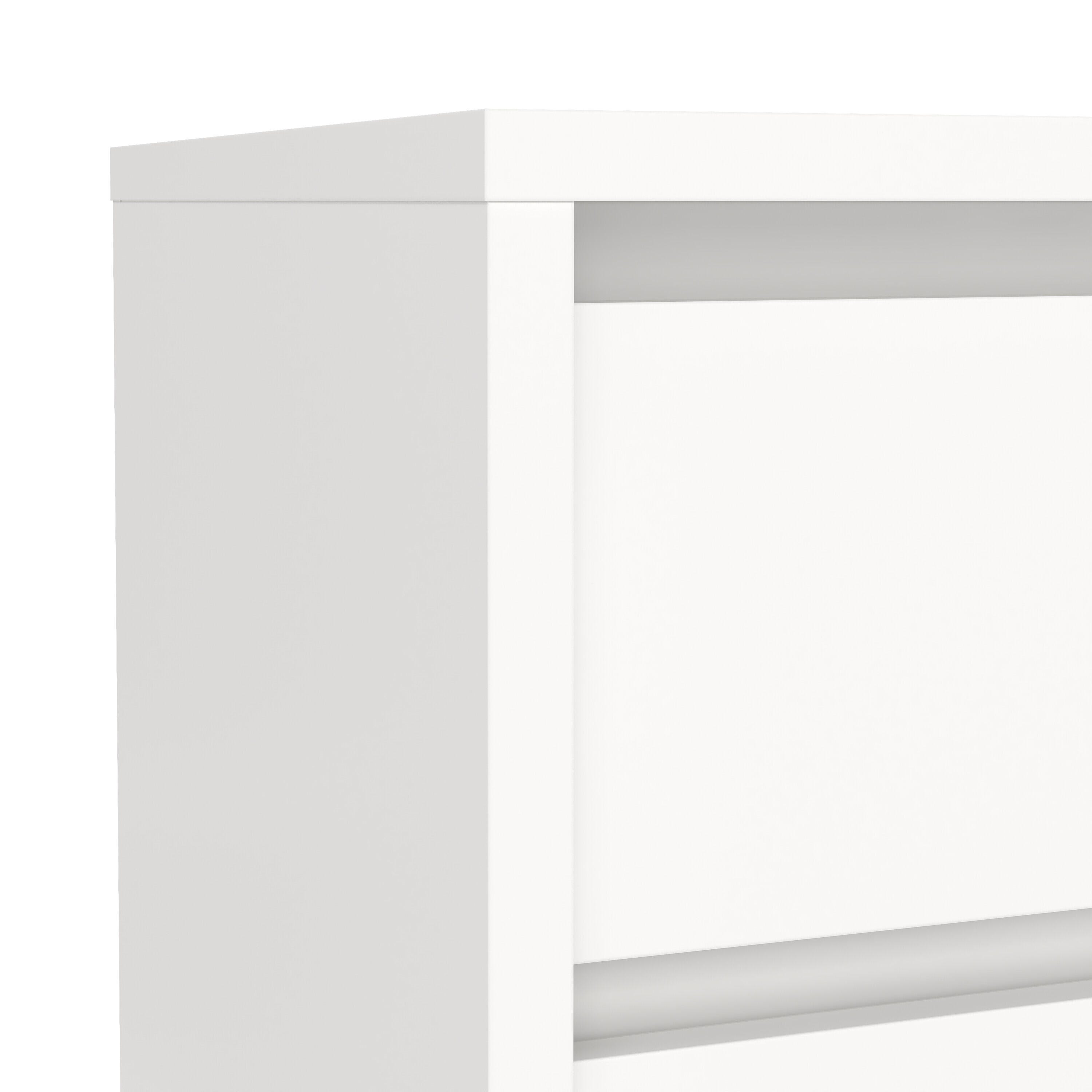 Tvilum Next 20" 2 Drawer Nightstand, White, large