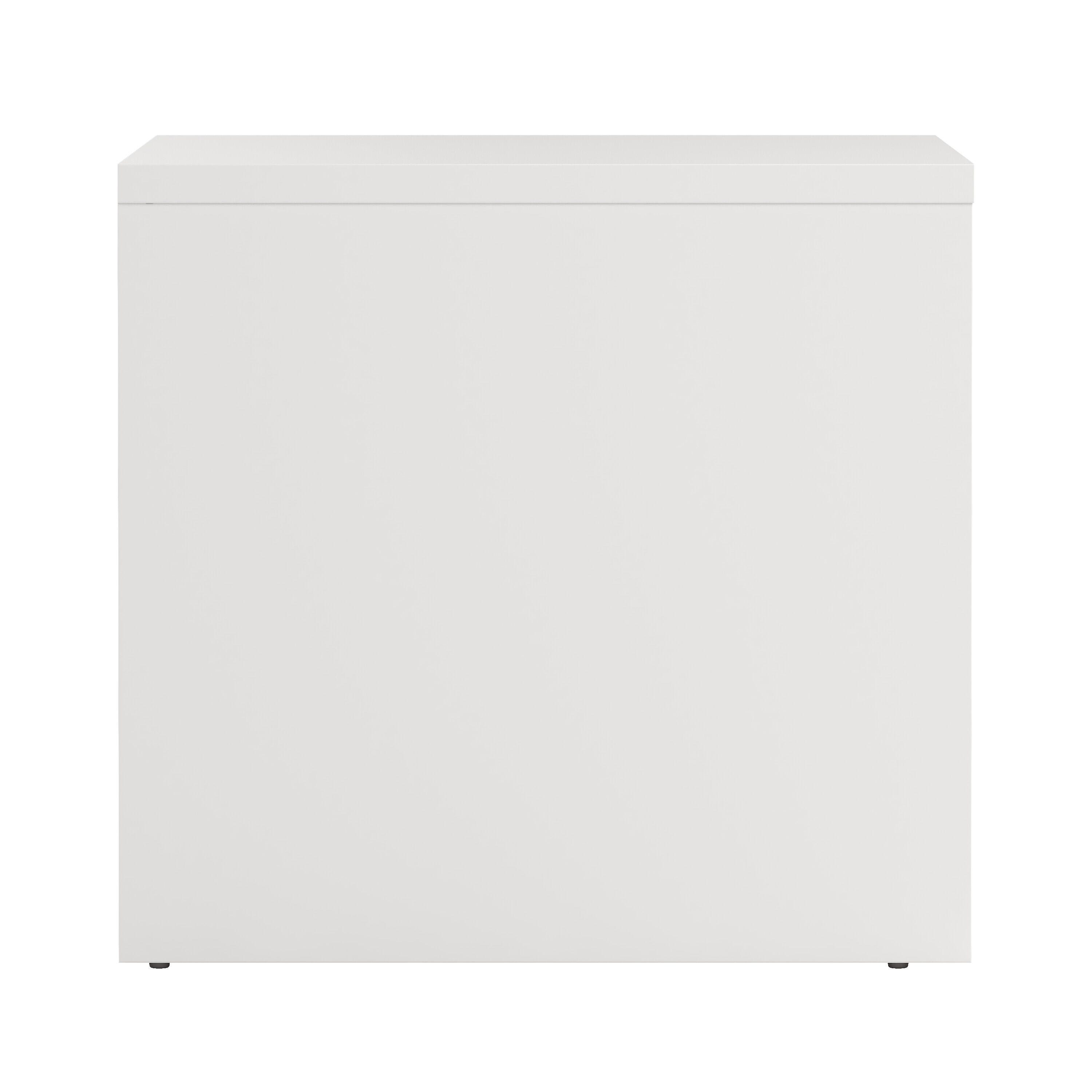 Tvilum Next 20" 2 Drawer Nightstand, White, large