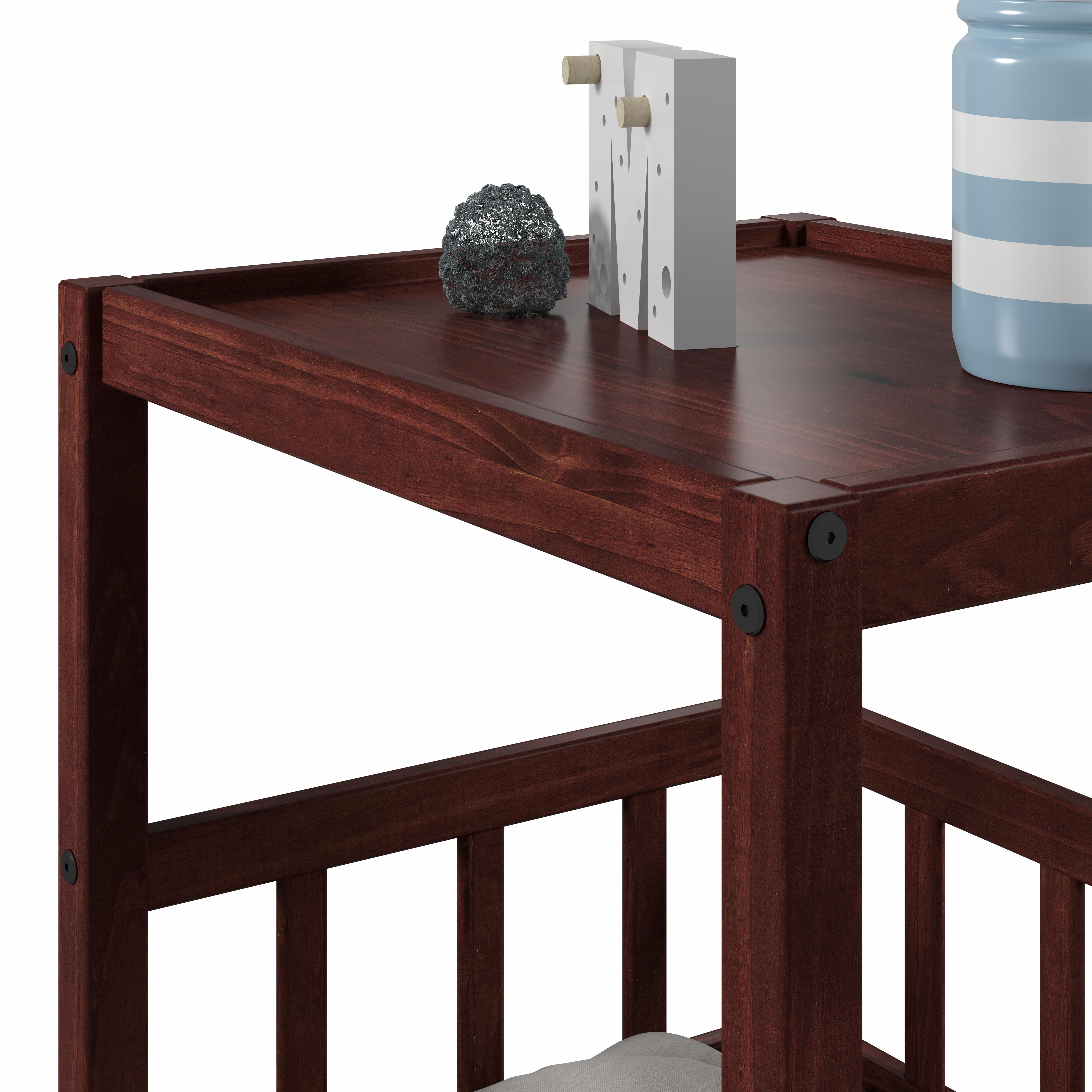Donco Trading Best Friend End Table, Cappuccino, large