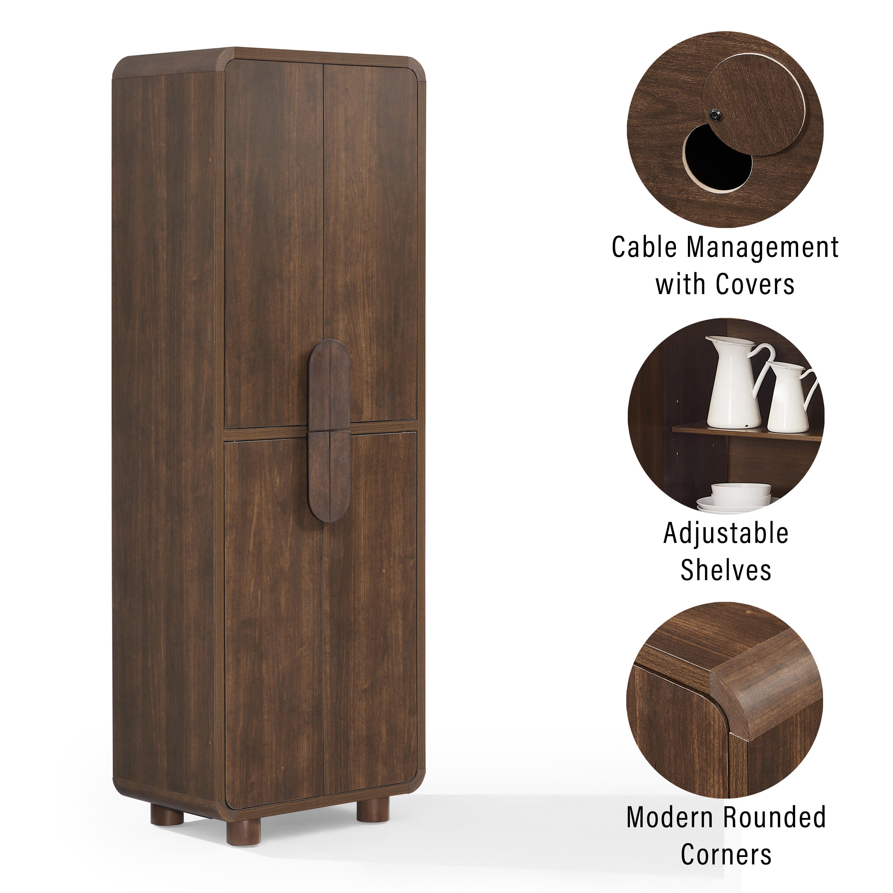 Crosley Furniture Millie 1 Piece Pantry | Ashley