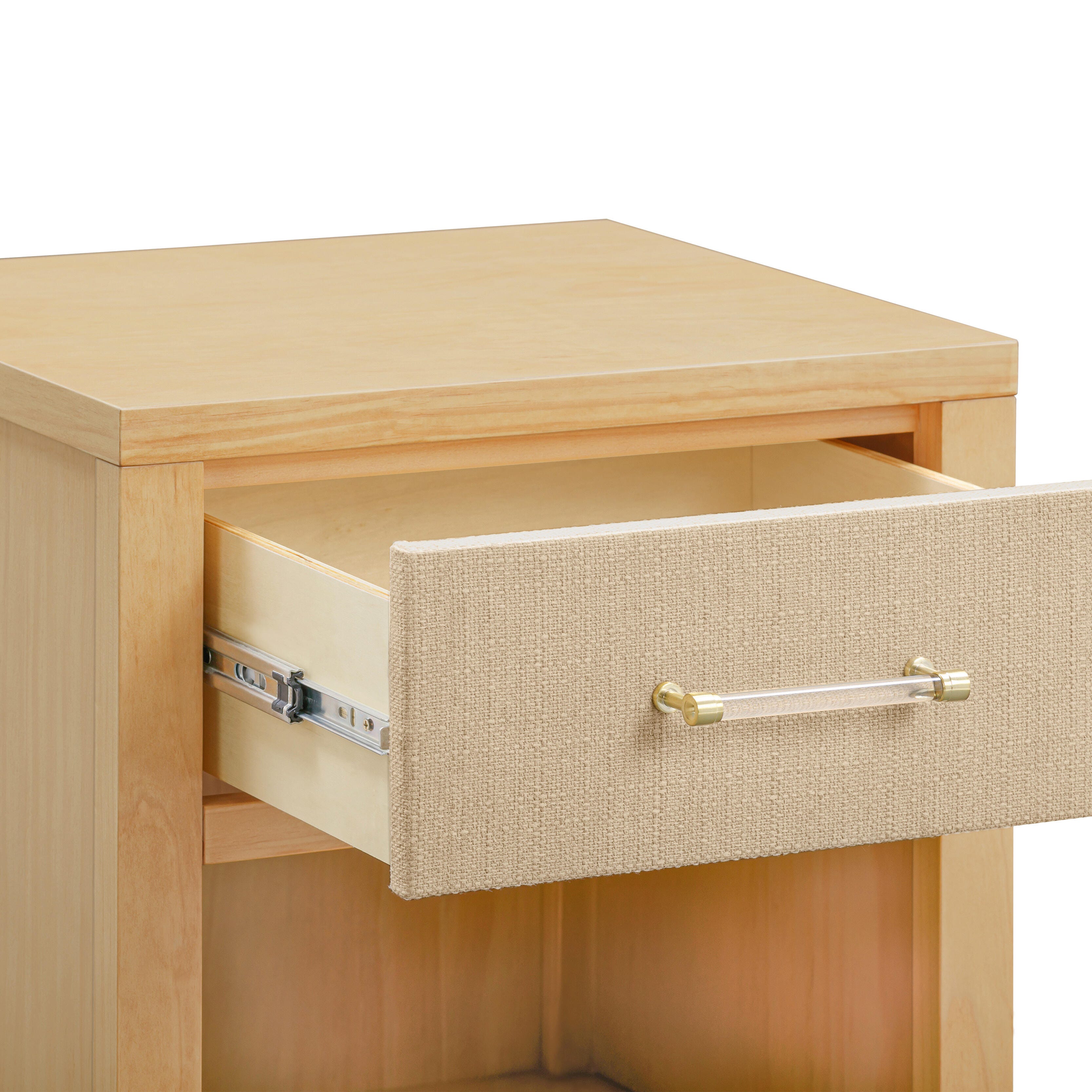 Namesake Eloise 17" 1 Drawer Nightstand, Sand, large