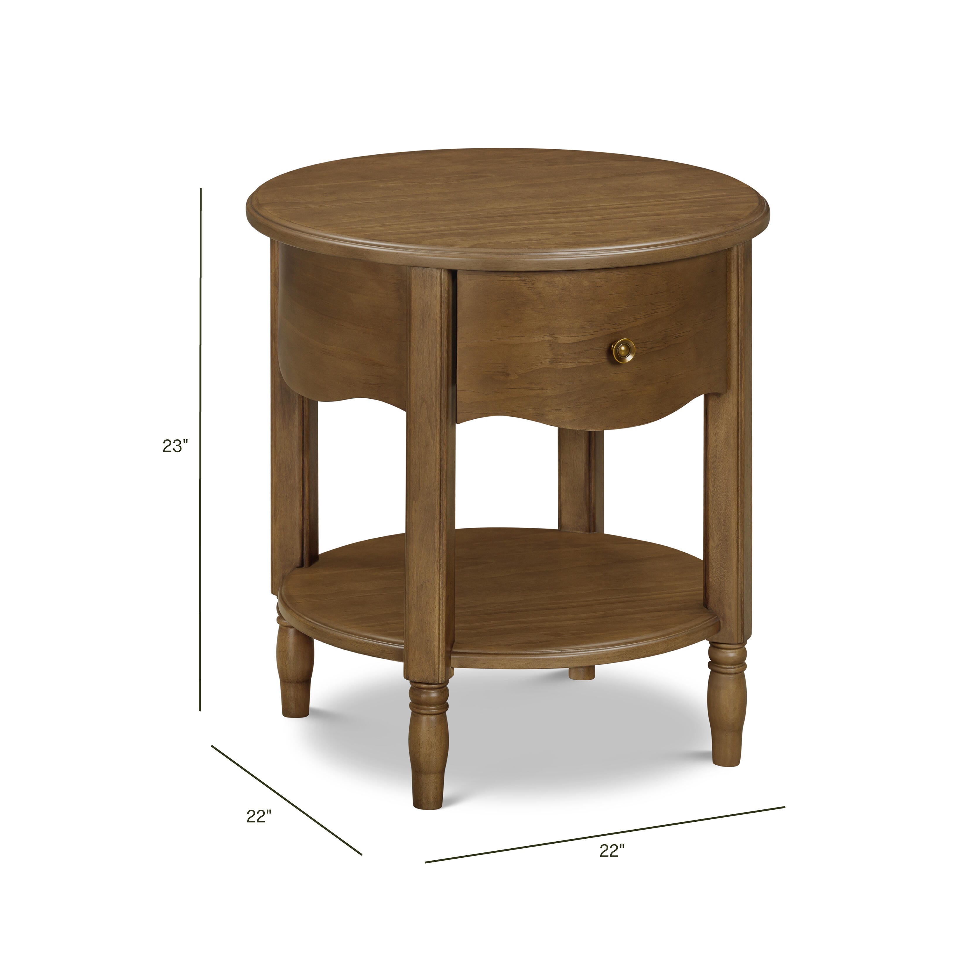 Namesake Liberty 22" 1 Drawer Nightstand, Natural Walnut, large
