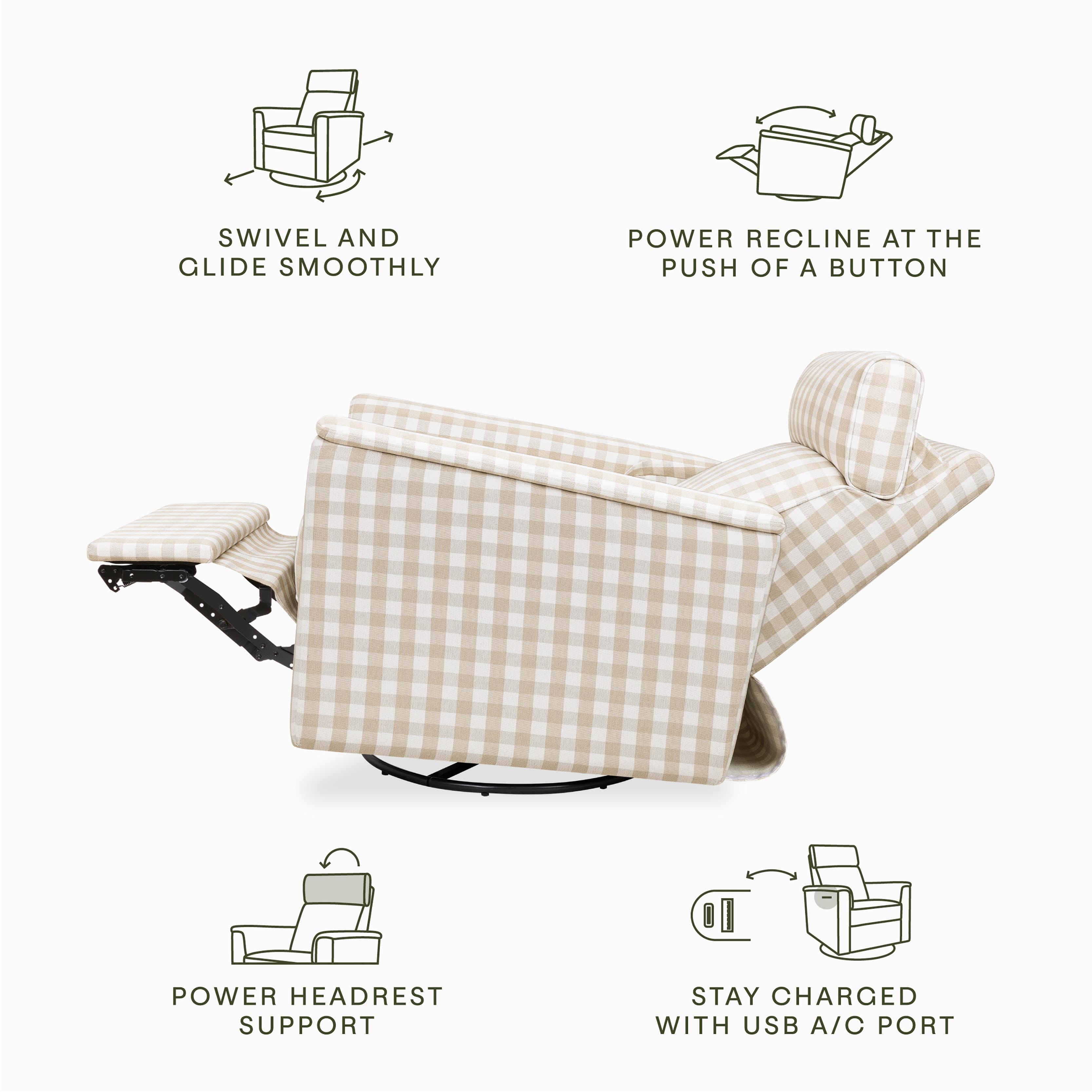 Namesake Willa Plus Power Glider Recliner, , large