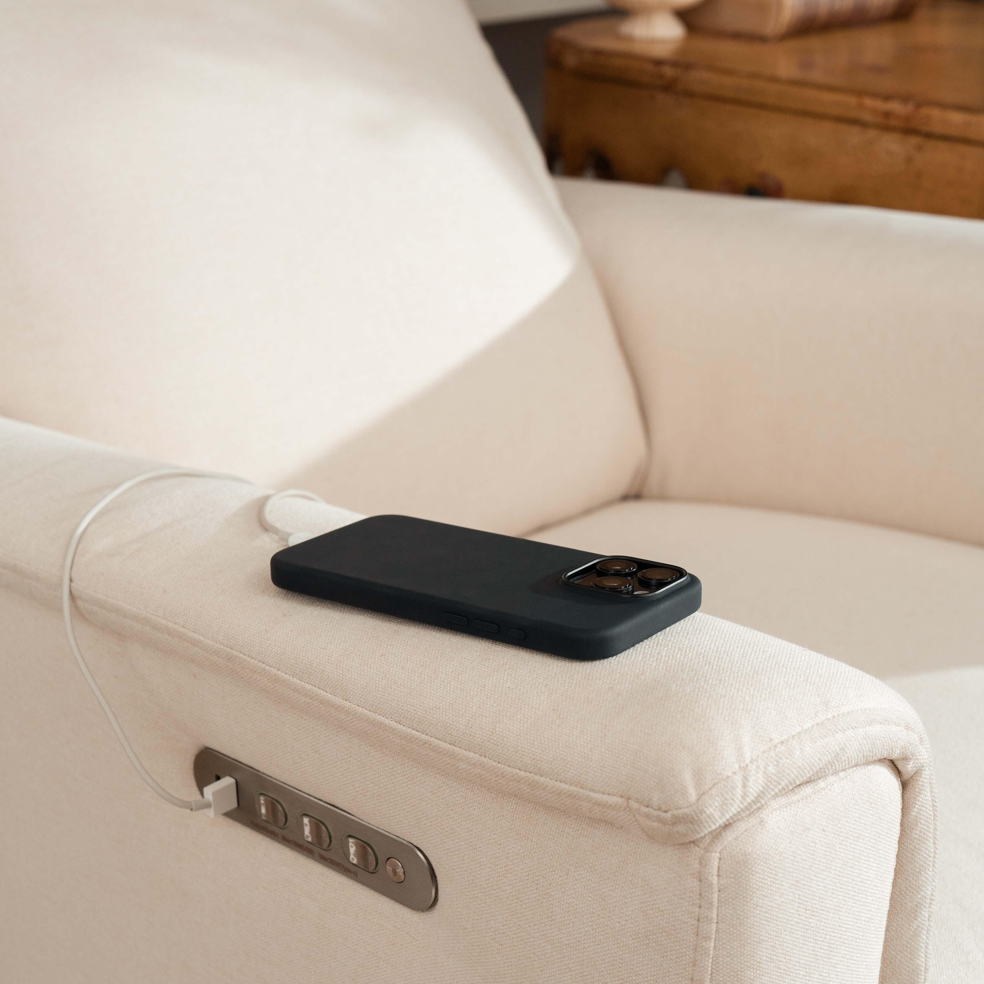 Namesake Willa Pro Swivel Power Recliner, Cream, large
