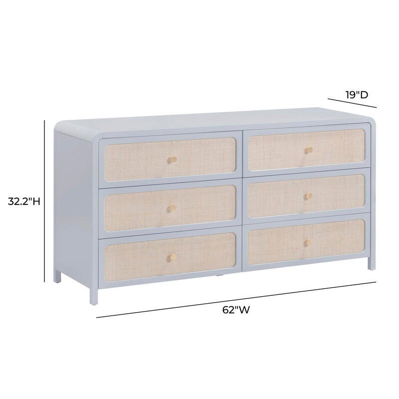 TOV Furniture Patty 6 Drawer Dresser, , large