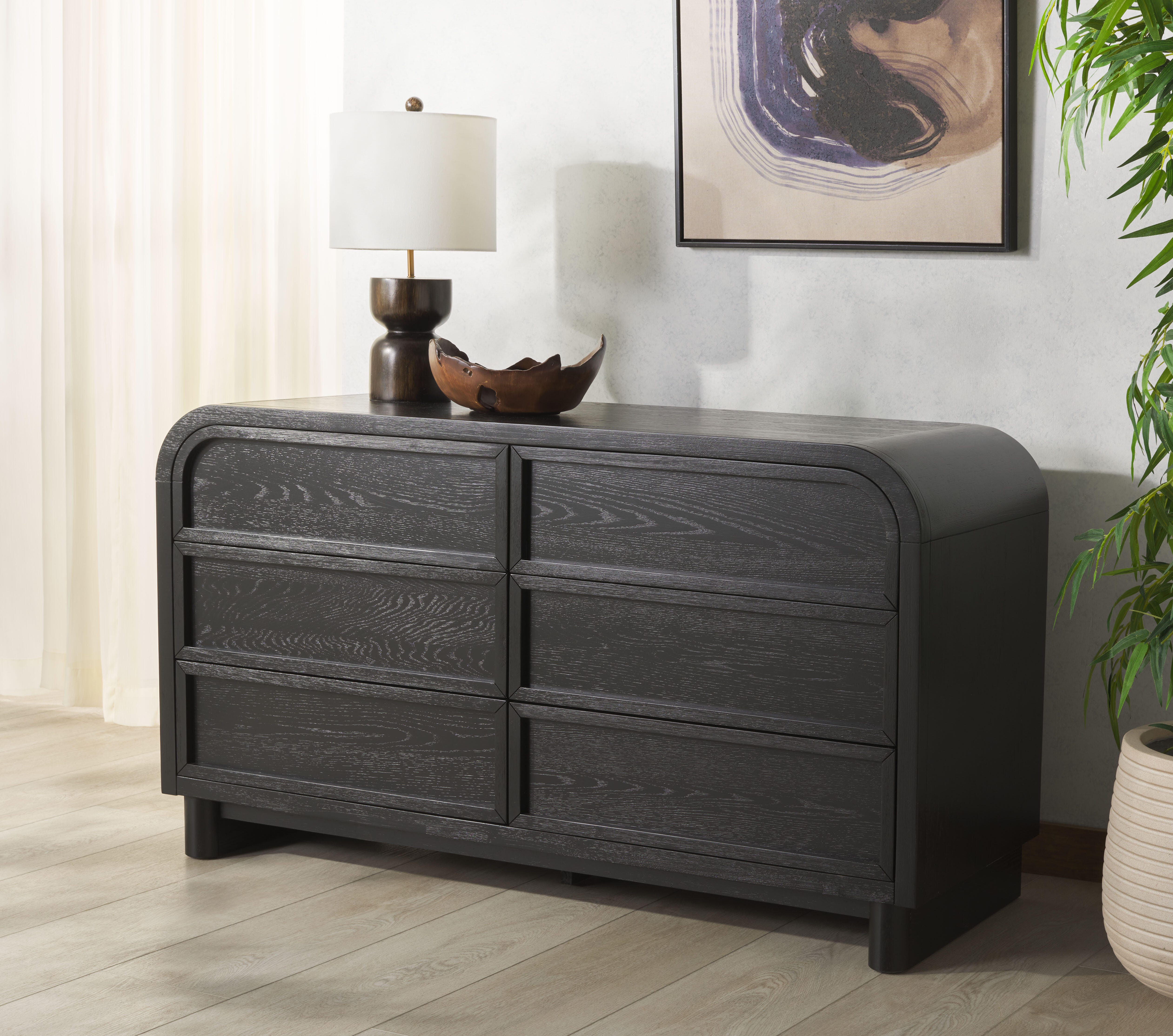 Safavieh Dinah 6 Drawer Dresser, , rollover