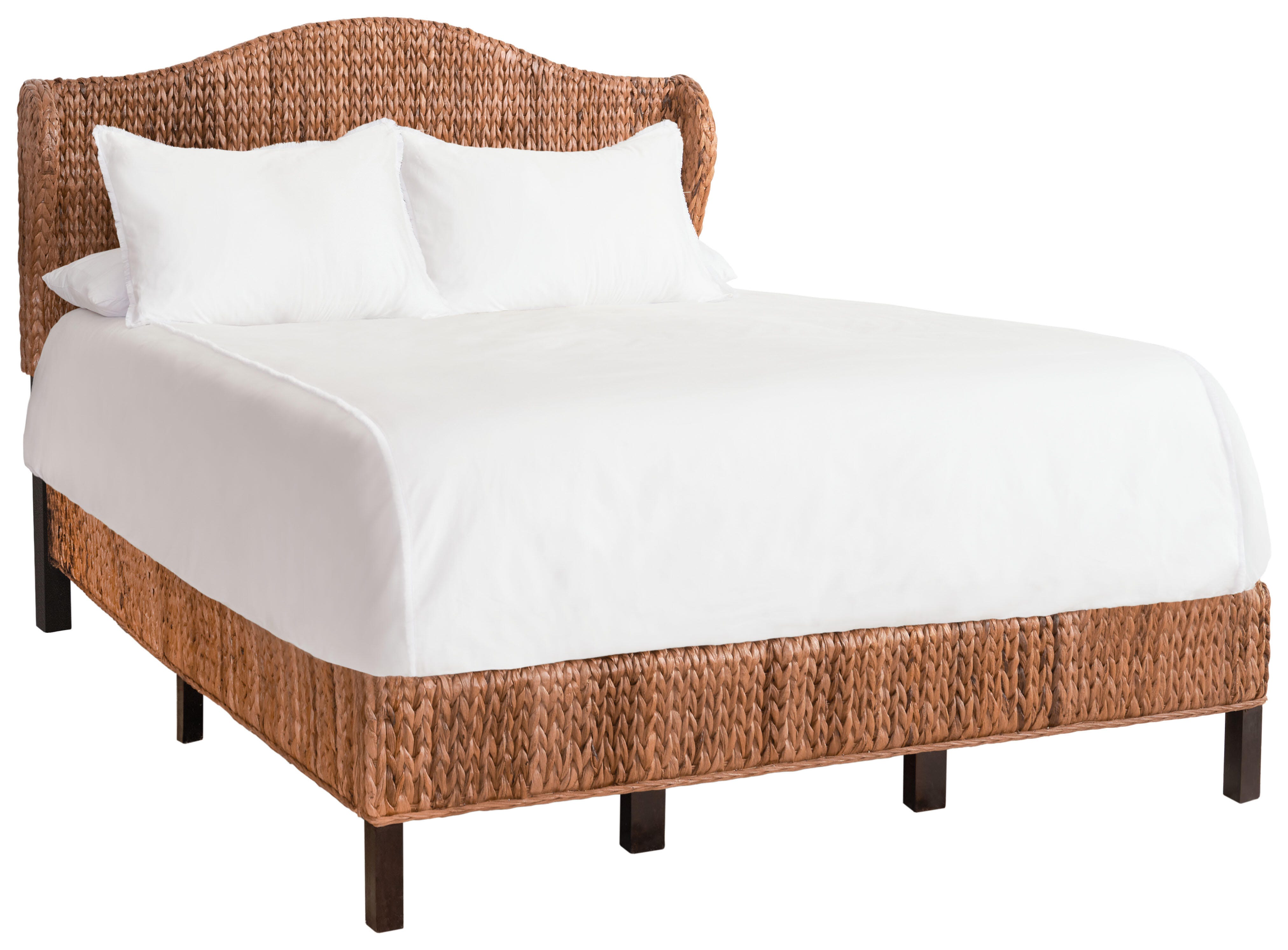 Safavieh Finola Full Open Frame Bed, Brown/Espresso, large