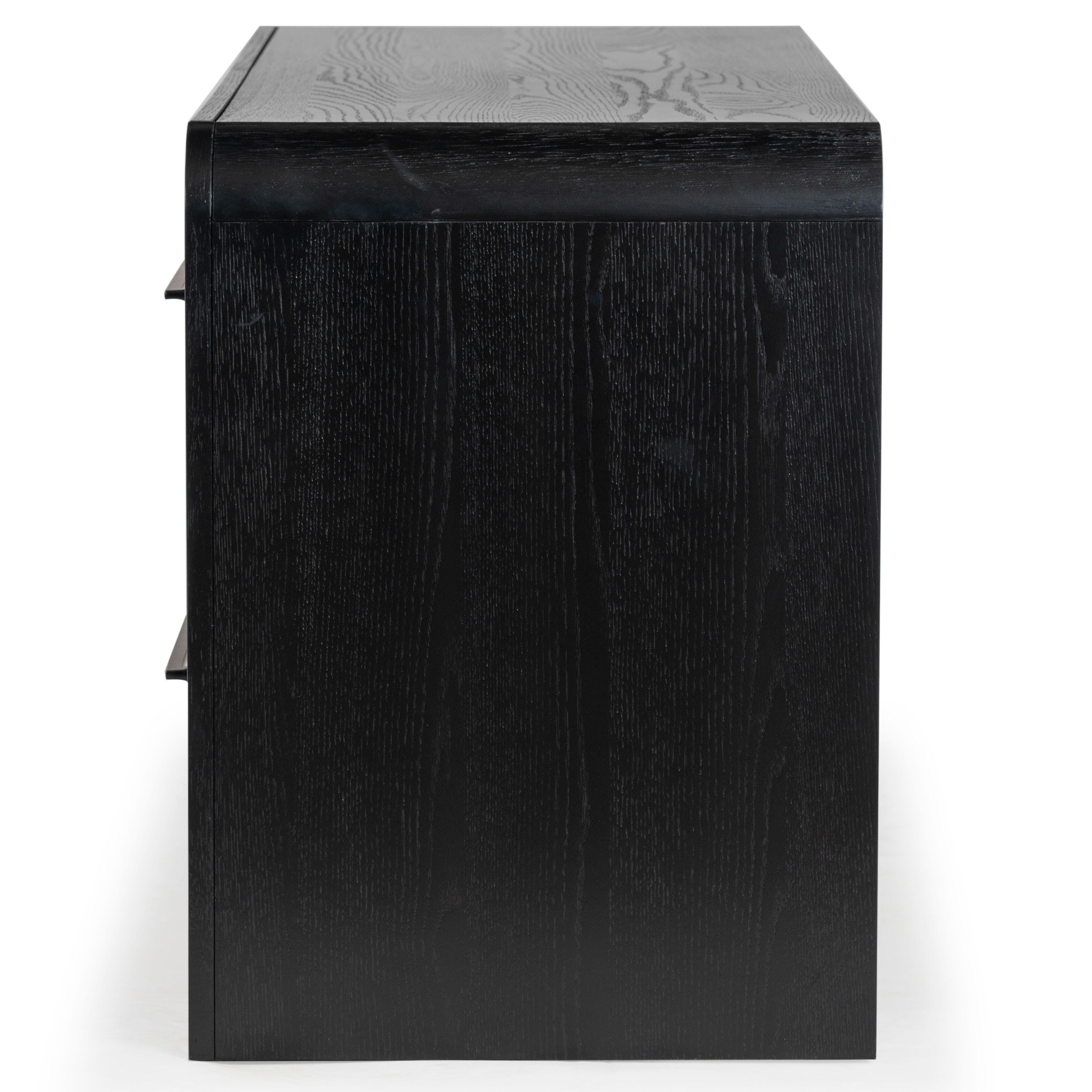 Safavieh Katrina 4 Drawer Dresser, Black/Black, large