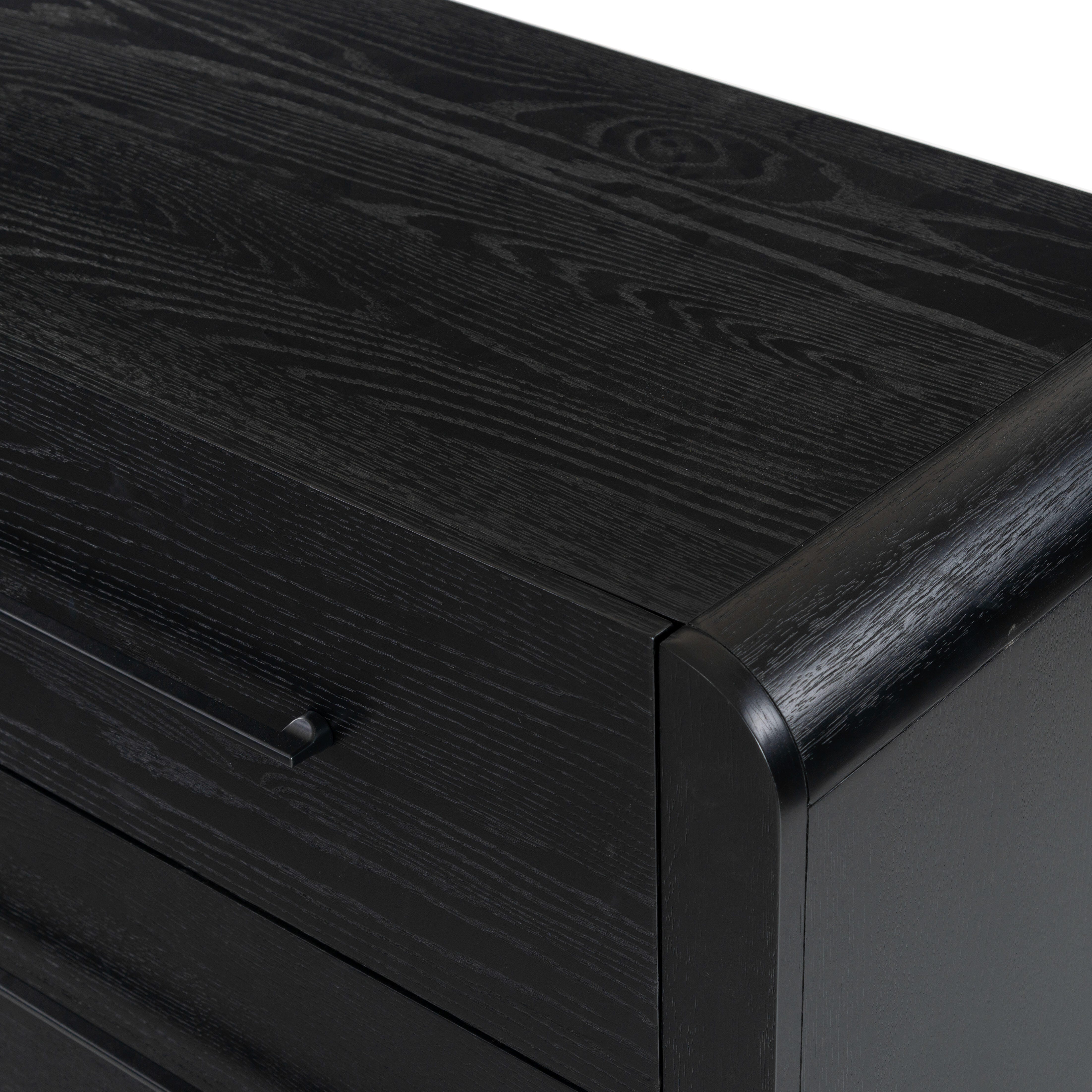 Safavieh Katrina 4 Drawer Dresser, Black/Black, large