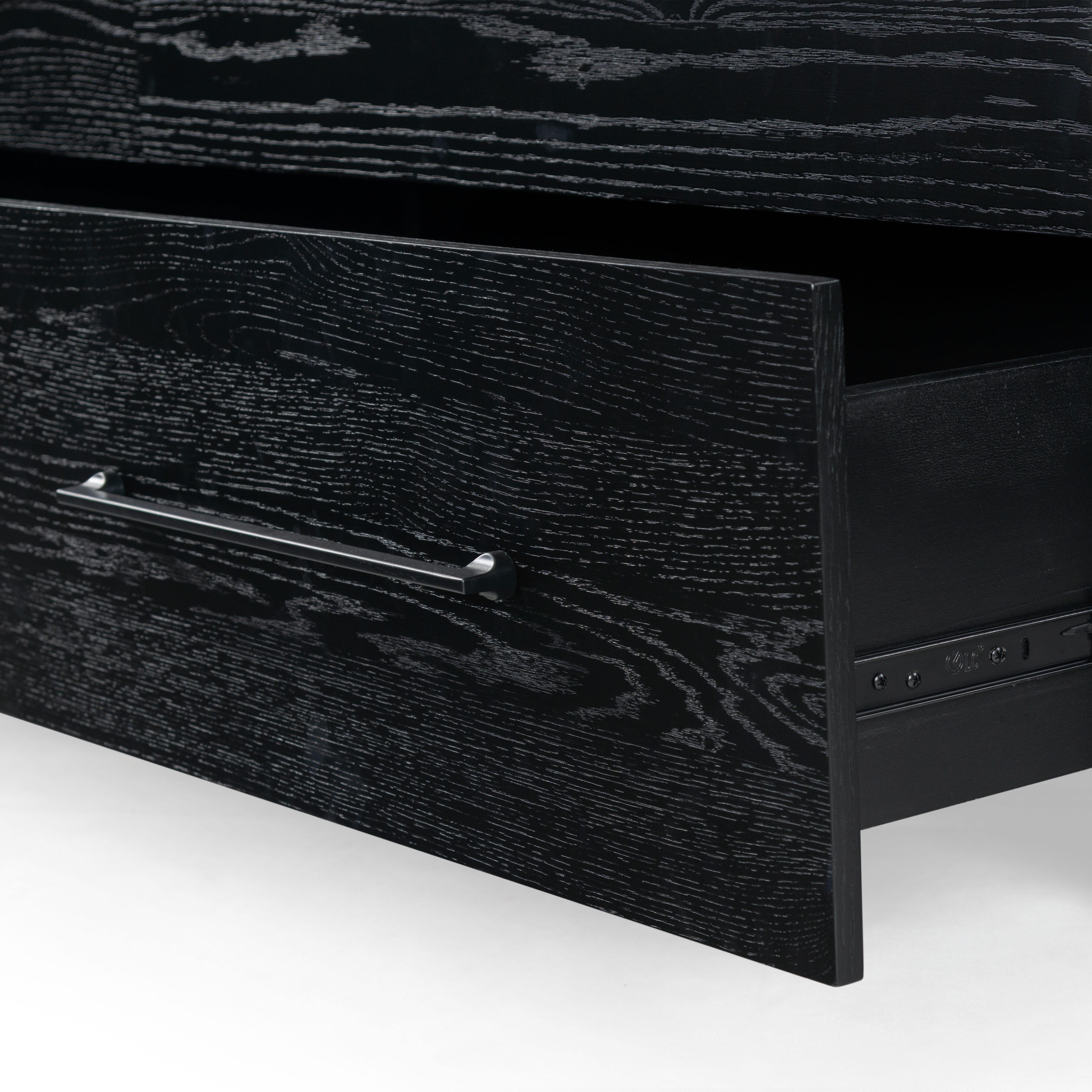 Safavieh Katrina 4 Drawer Dresser, Black/Black, large